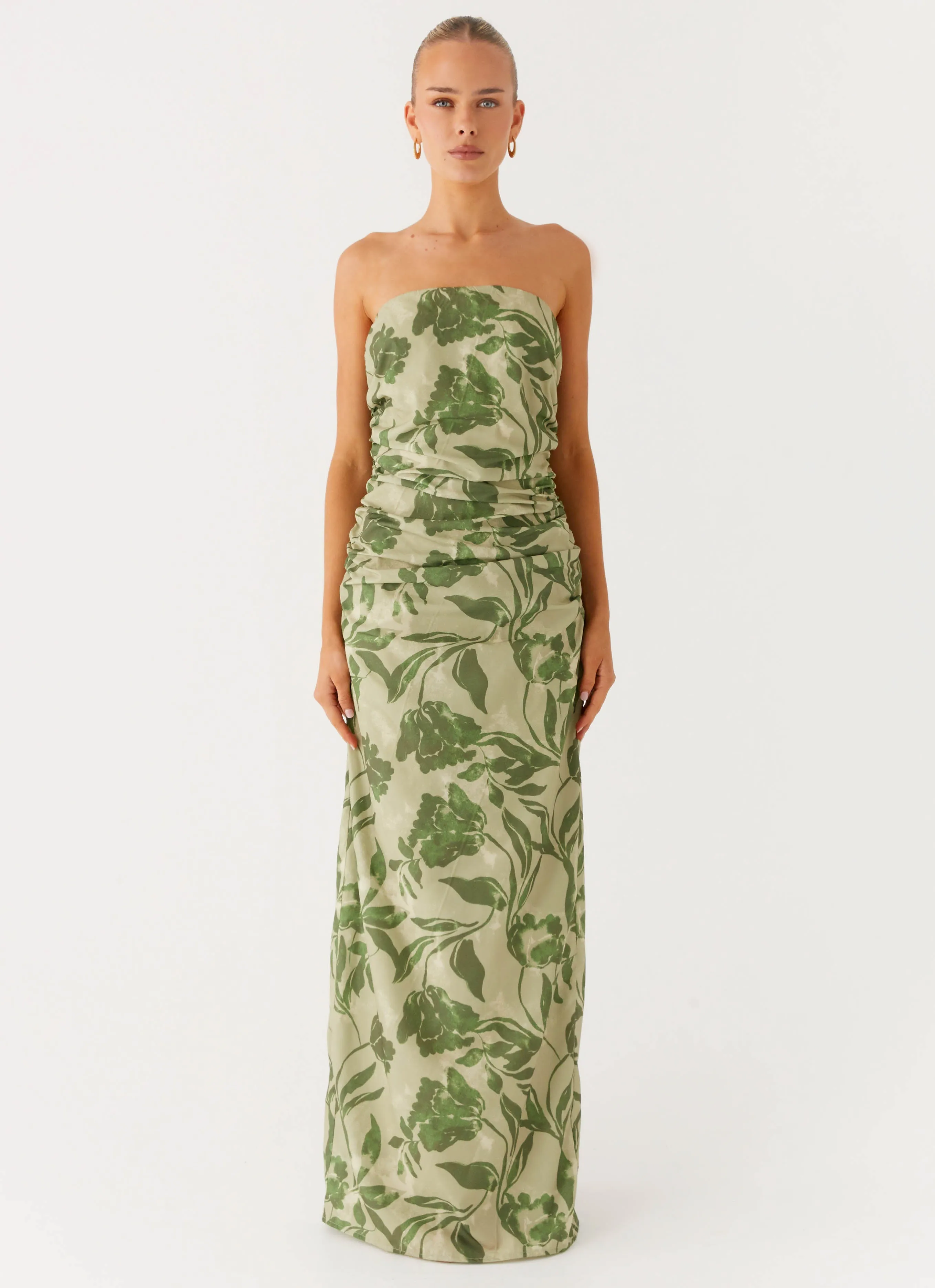 Functional Layer All-season Sirrah Maxi Dress - Jade Fern