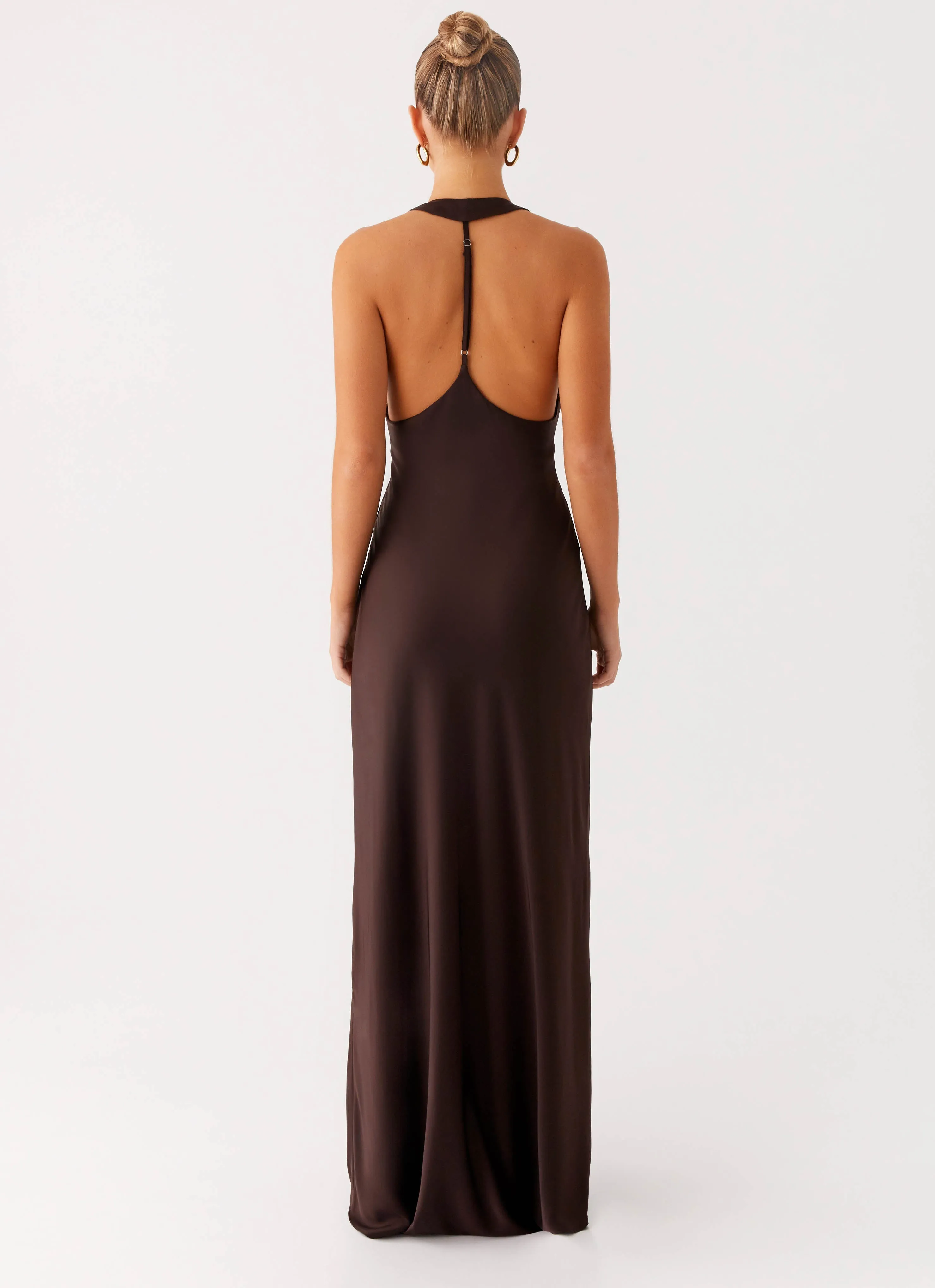Angie Maxi Dress - Chocolate FlexibleClosure
