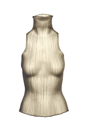 UltraSoft Lining Smooth Interior Lining Sleeveless Modern Mist Top