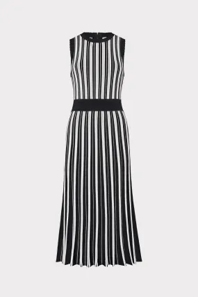 Sleek Look Youth Charm Sleeveless Pleated Midi Dress