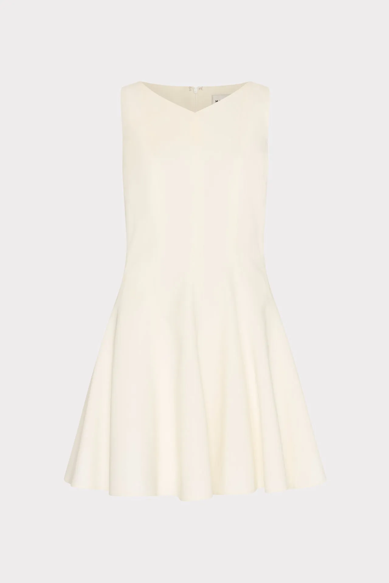 Layered Comfort Wear Smart Wear Sleeveless Stretch Cady Fit And Flare Dress