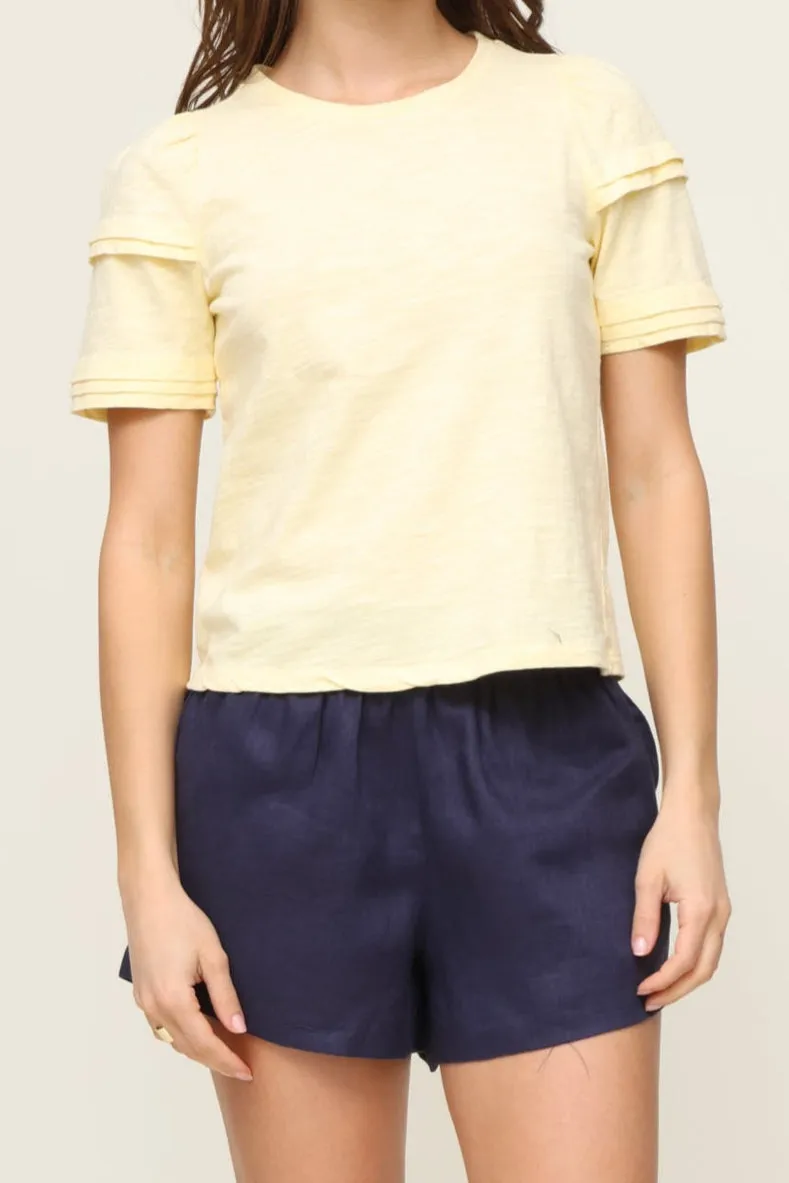 Casual Tank Warm Layer Ruffle Sleeve T Shirt