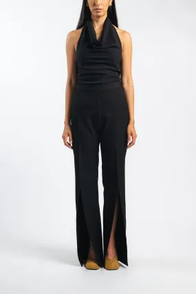 Slitted Pants Blackout fabric