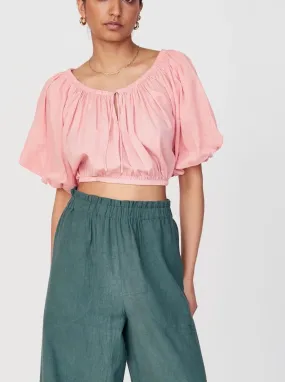 Soft Touch Mirth Capri Bubble Top in Pink