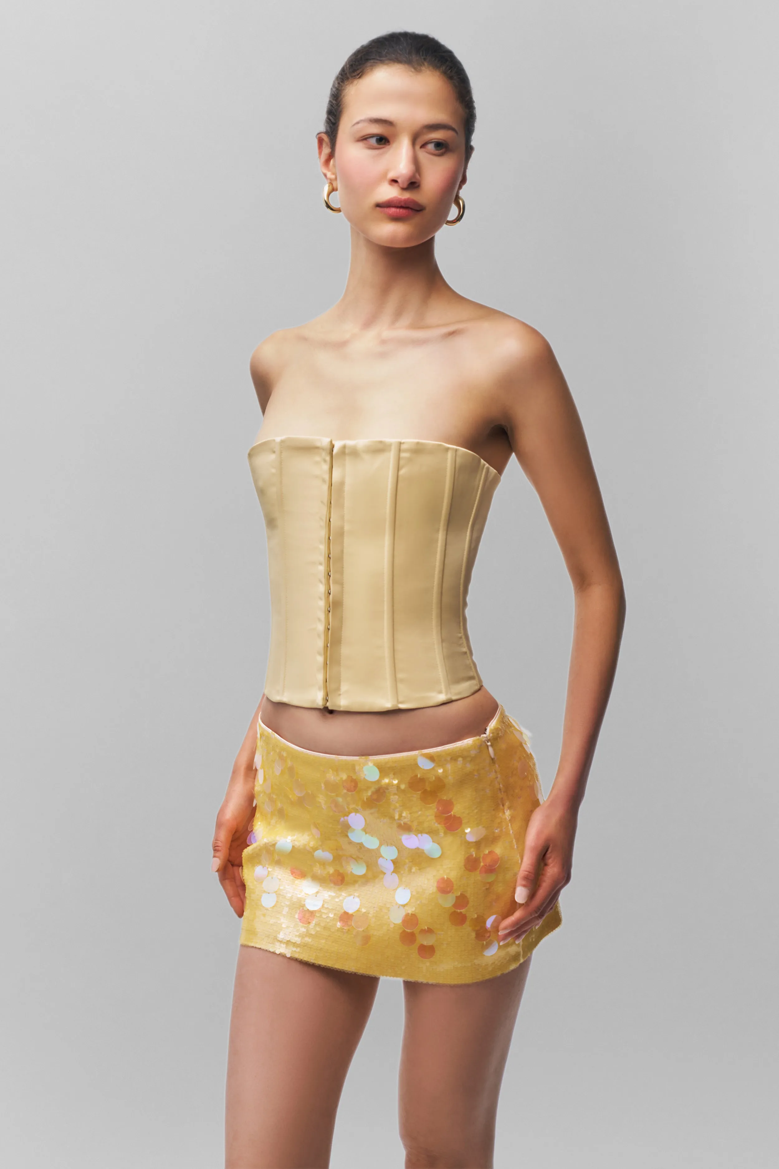 Satin Corset EcoFriendlyBlend