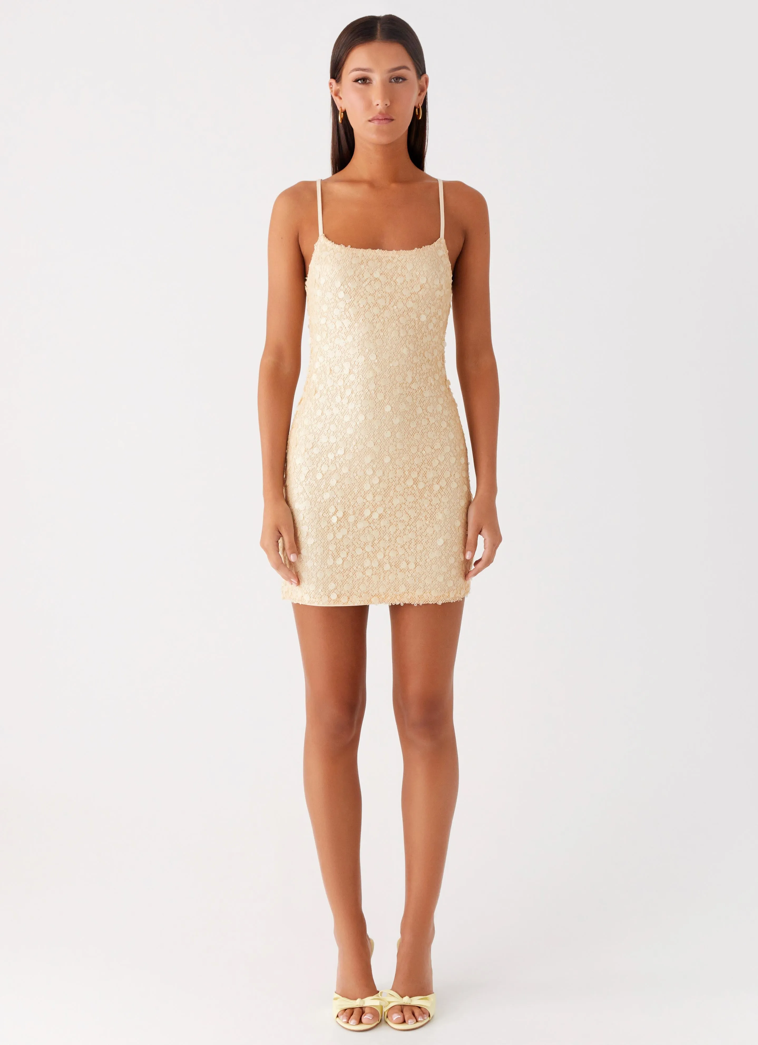 Danali Mini Dress - Yellow Essential Layer Sharp Fit