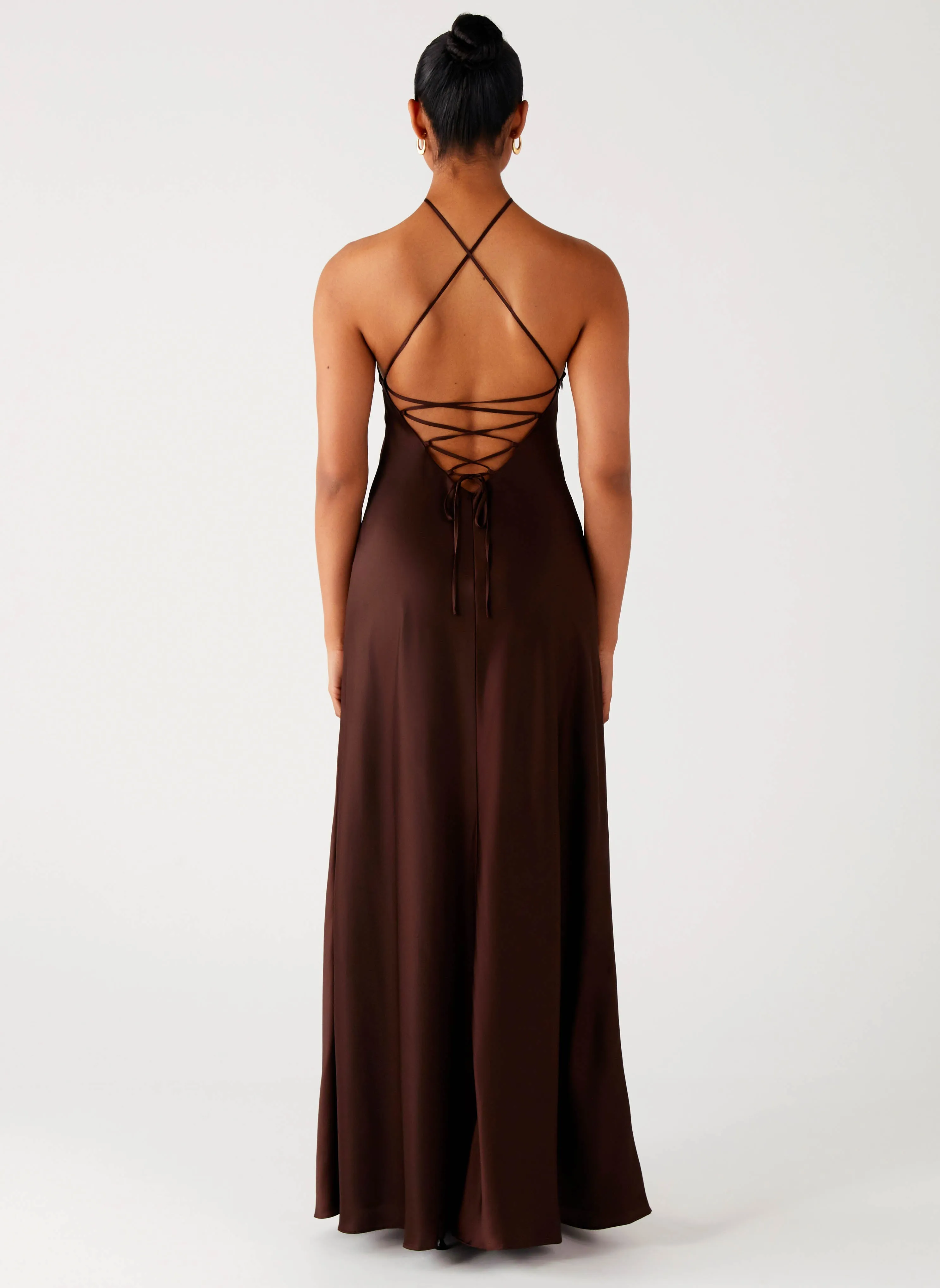 Tulama Maxi Dress - Chocolate Light Rhythm