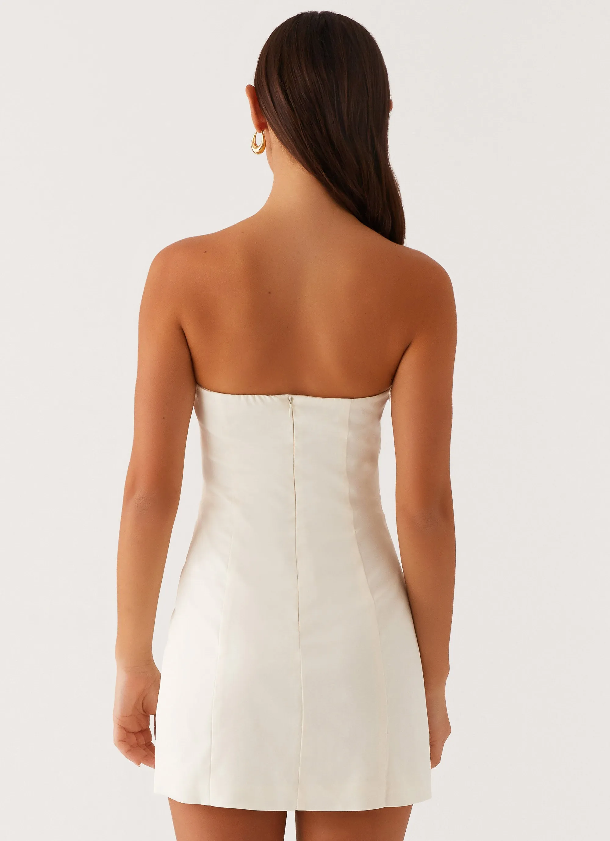 Boutique Exclusive Kessie Mini Dress - Ivory