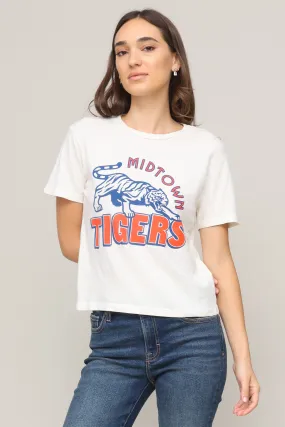Midtown Tigers Everyday Tee Tencel Cotton Hybrid Weave