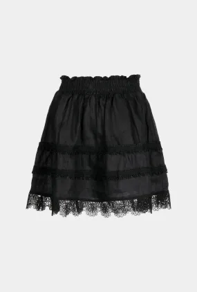 Comfort Stretch Durable Hem CHLOE SKIRT BLACK