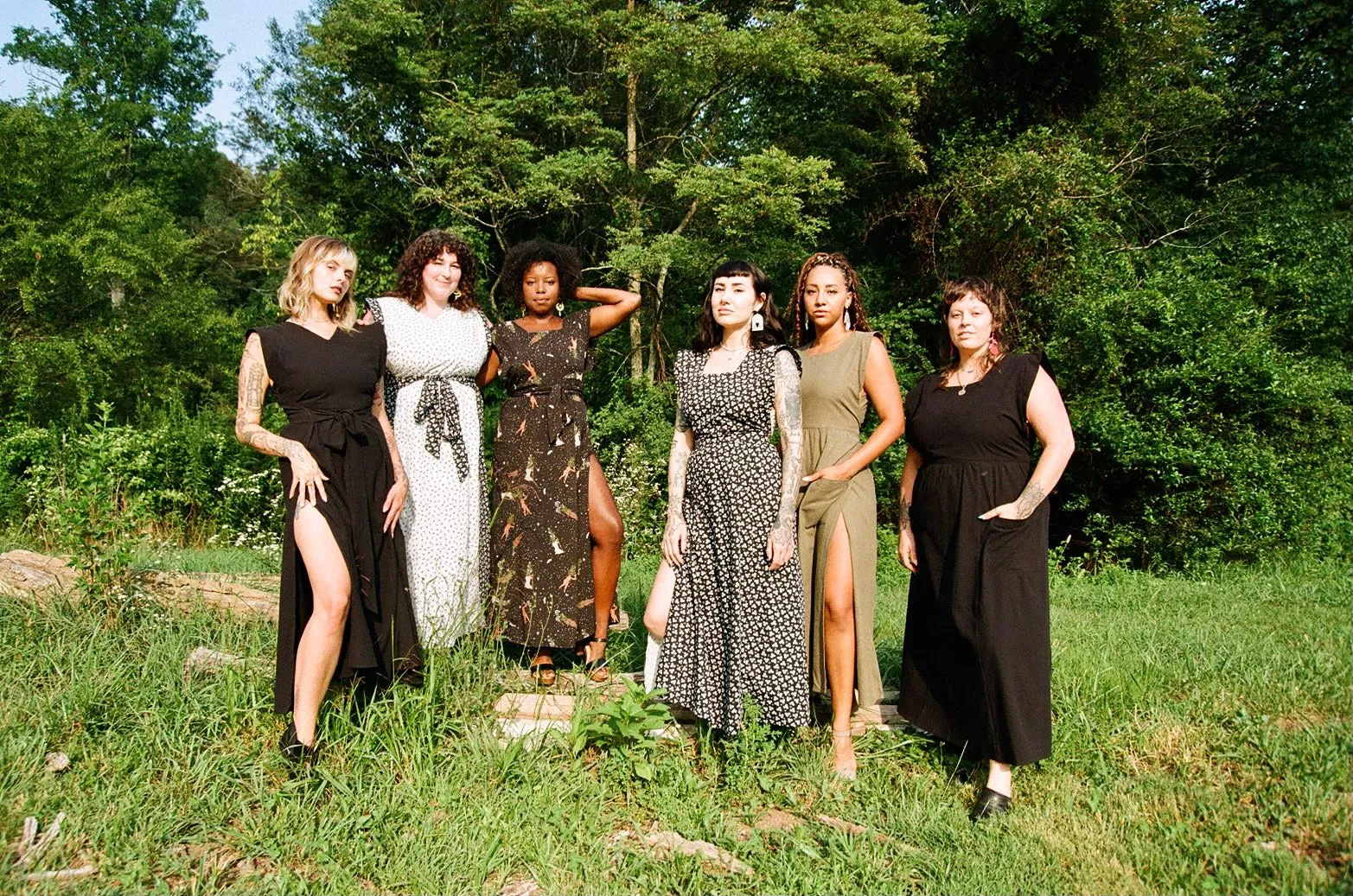 Mature Glam Style Option Ivy Dress in Black