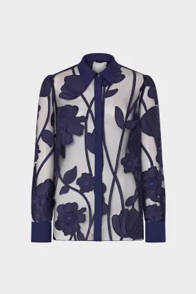 Ashton Grand Fleur Embroidered Top Reinforced Hems AntiMicrobialLining