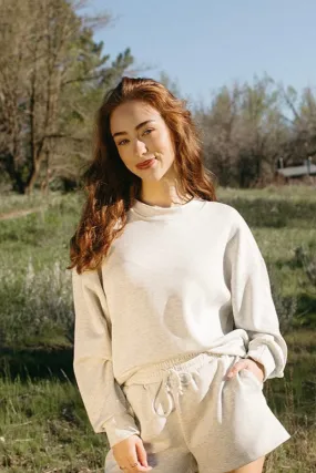 Staycation Crewneck BreathableMesh Placket Detailing