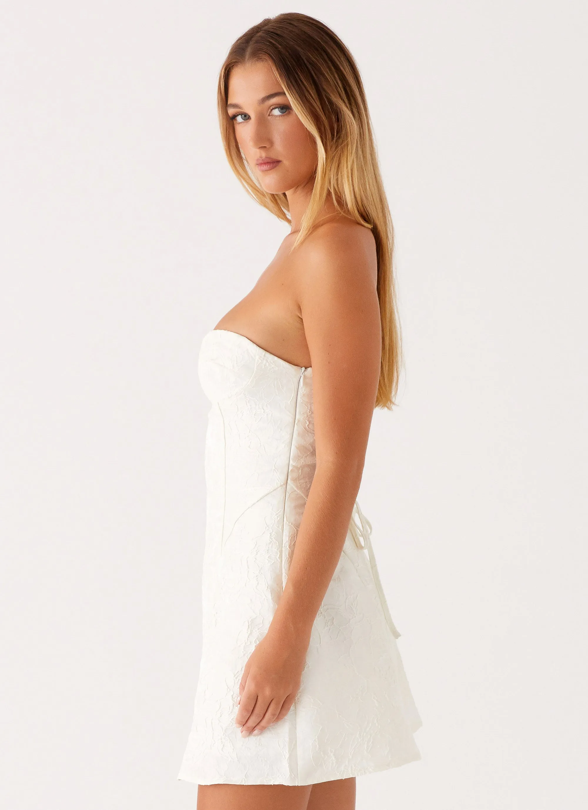 So Stylish Mini Dress - White Season To Season Daily Favorite