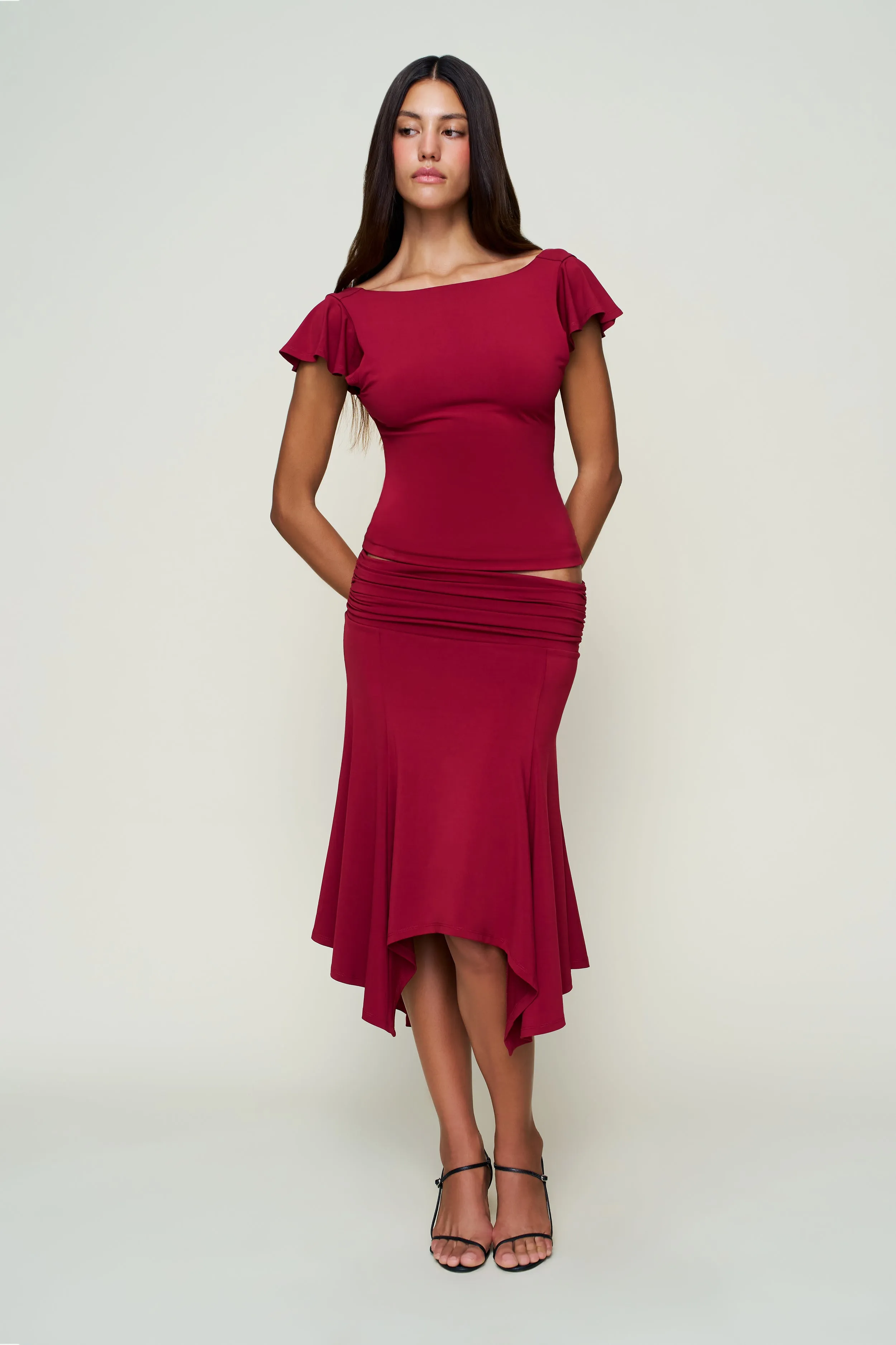 Soffiano Skirt Wool blend Seamless Finish