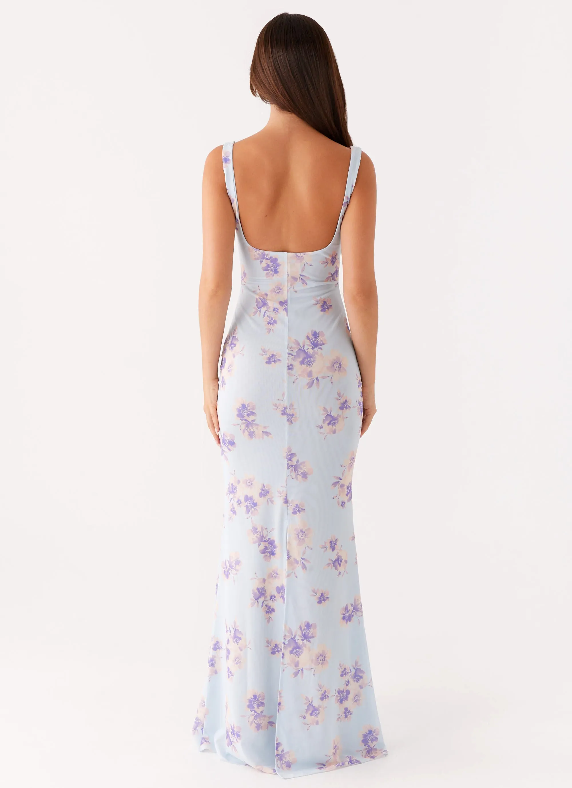 Charity Maxi Dress - Print Dinner Outfit Comfy and Elegant