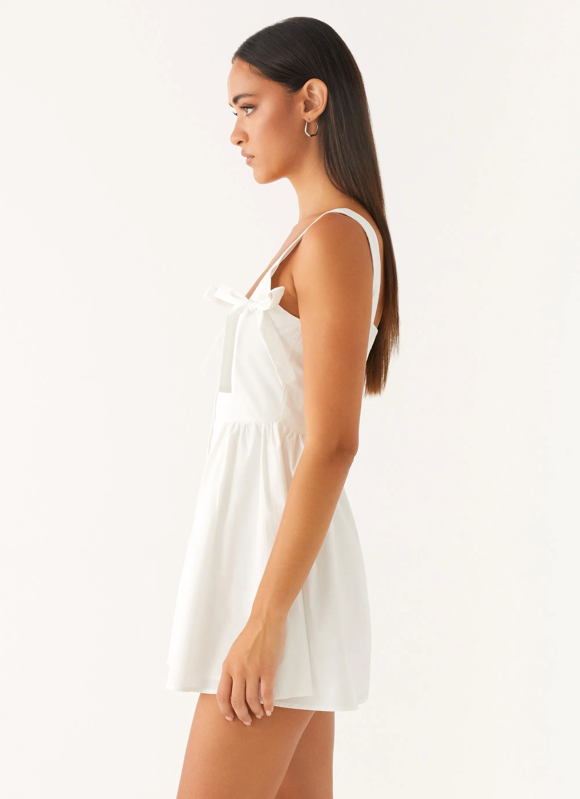 Unconditional Mini Dress - White Simple Motion