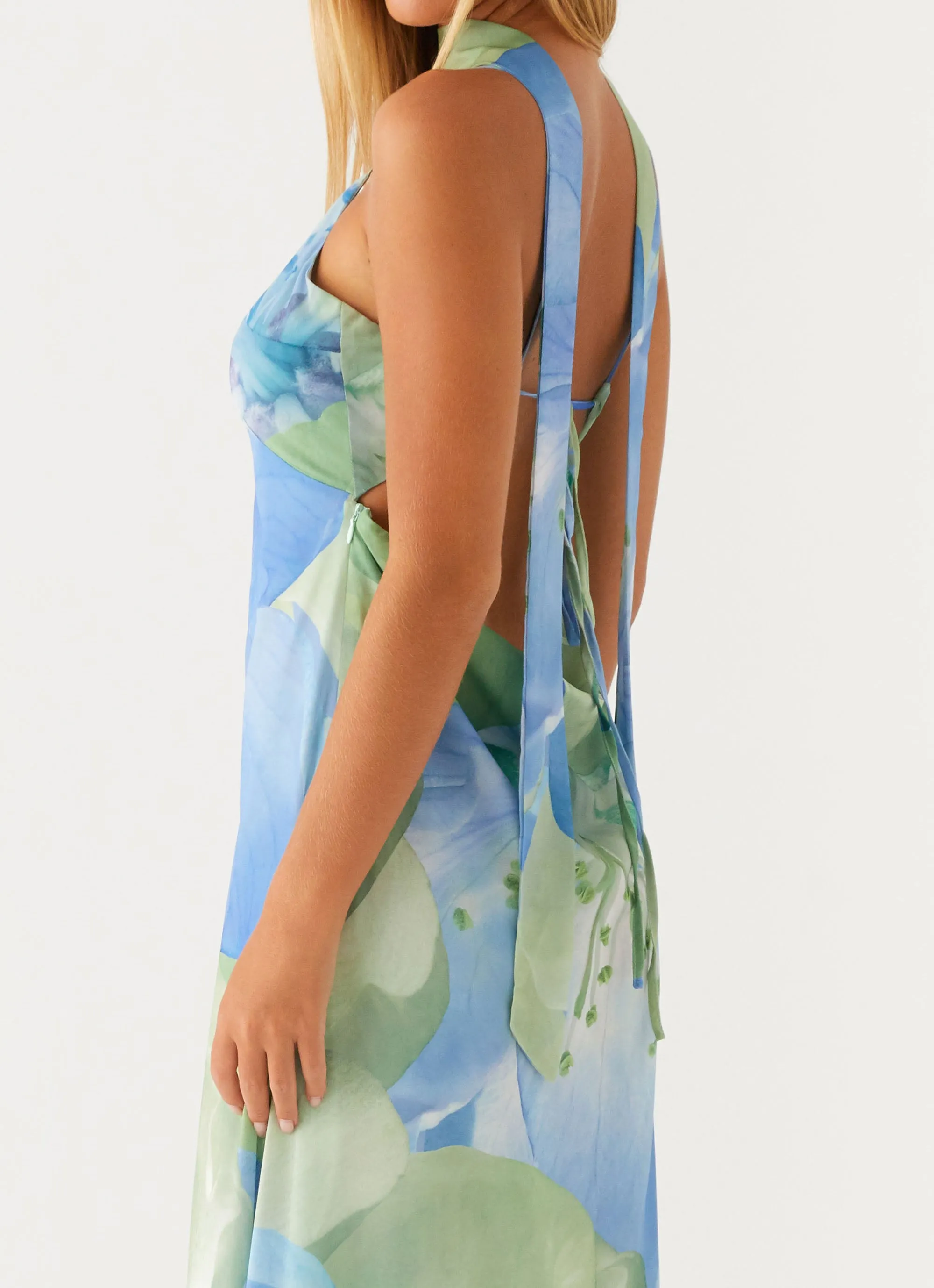 Sanctuary Maxi Dress - Flower Print Evening Chic