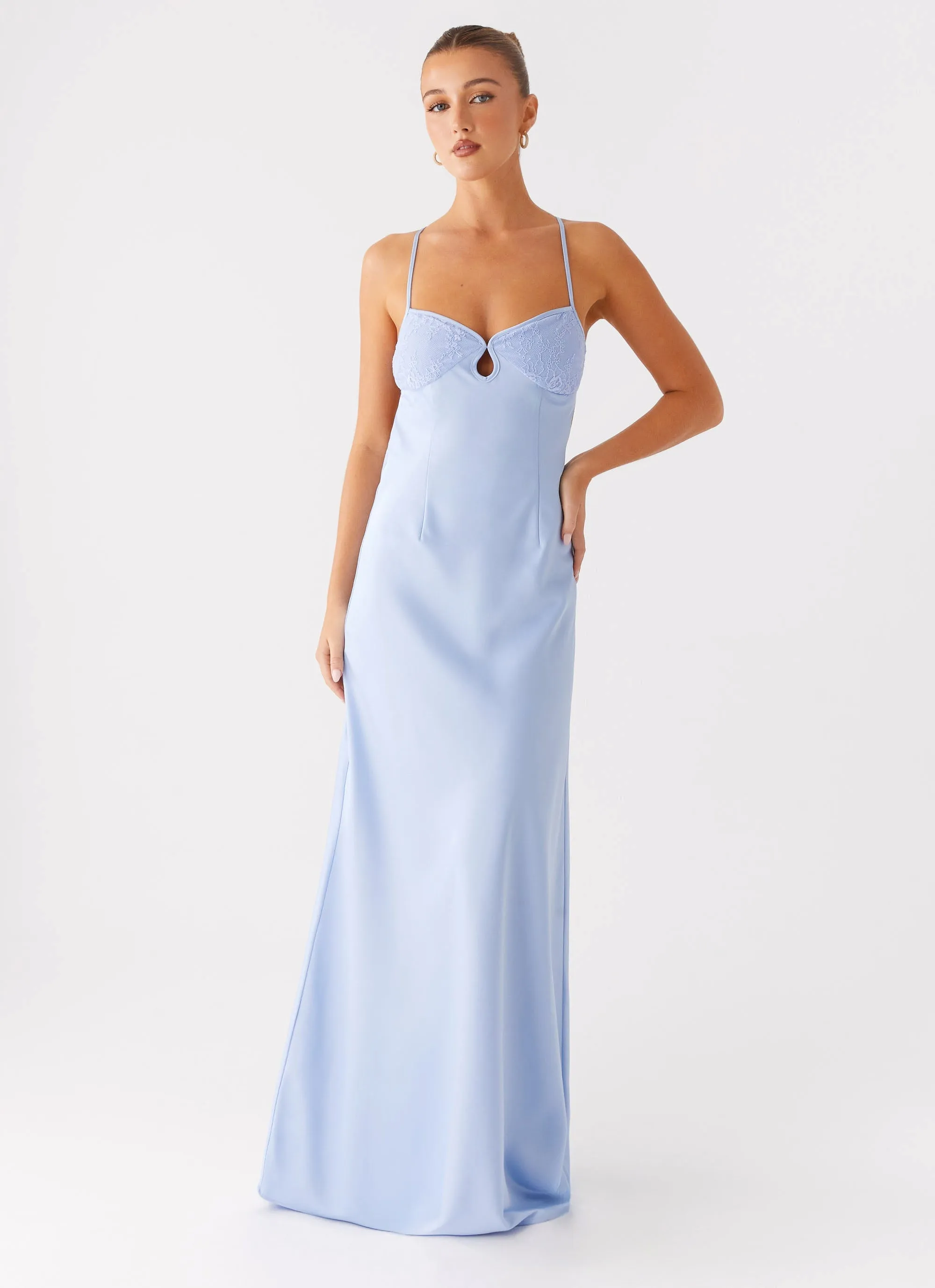 Weekend Look Edge Shape Joanie Maxi Dress - Blue
