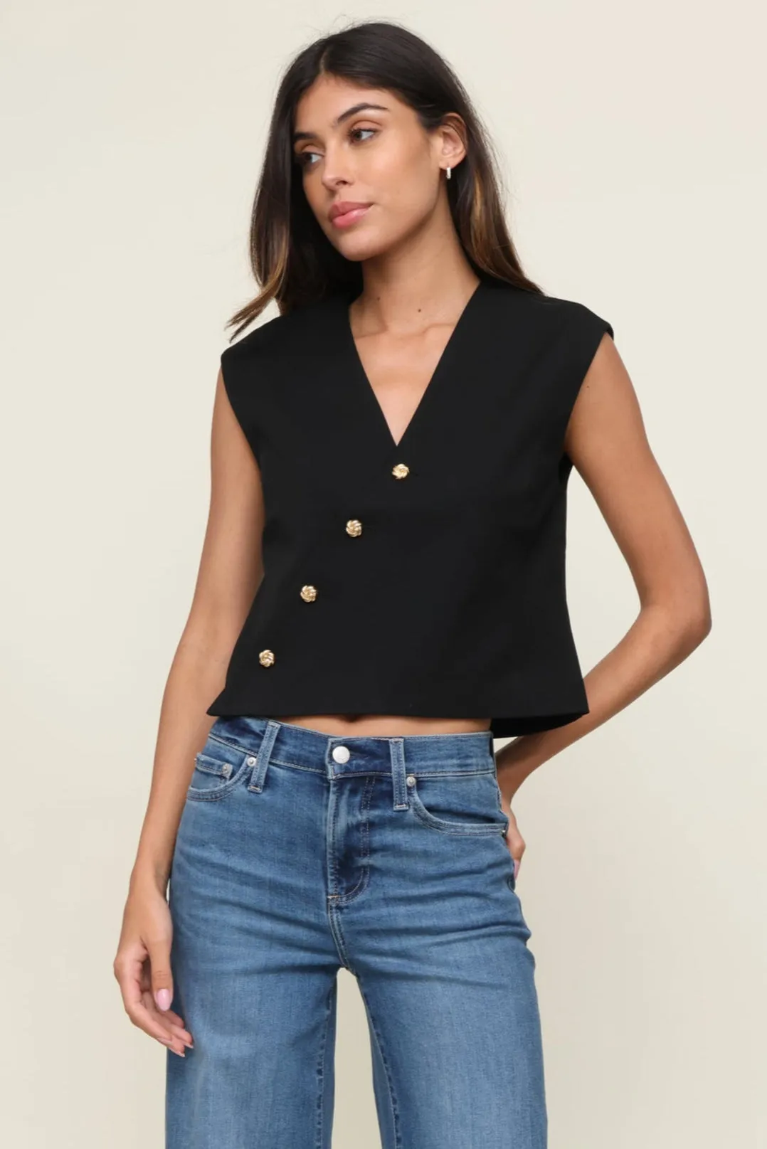 Ruby Asymmetrical Vest Warm Layer Ergonomic Pattern Design