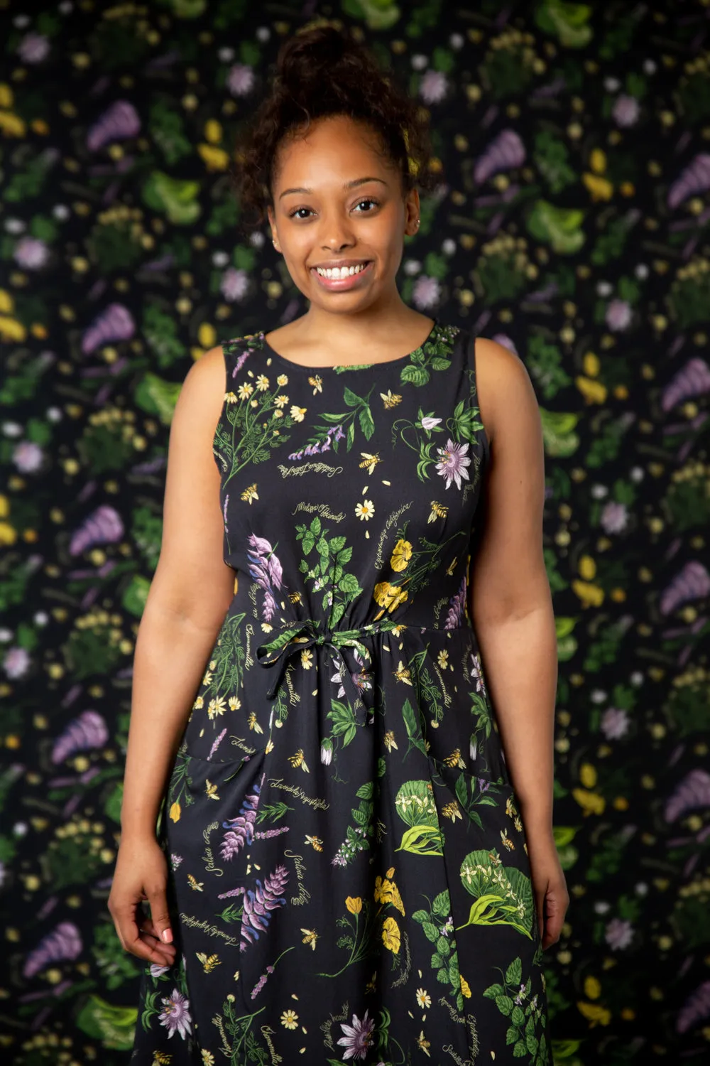 French Vibe Rhiannon Dress in Nervine Ecovero