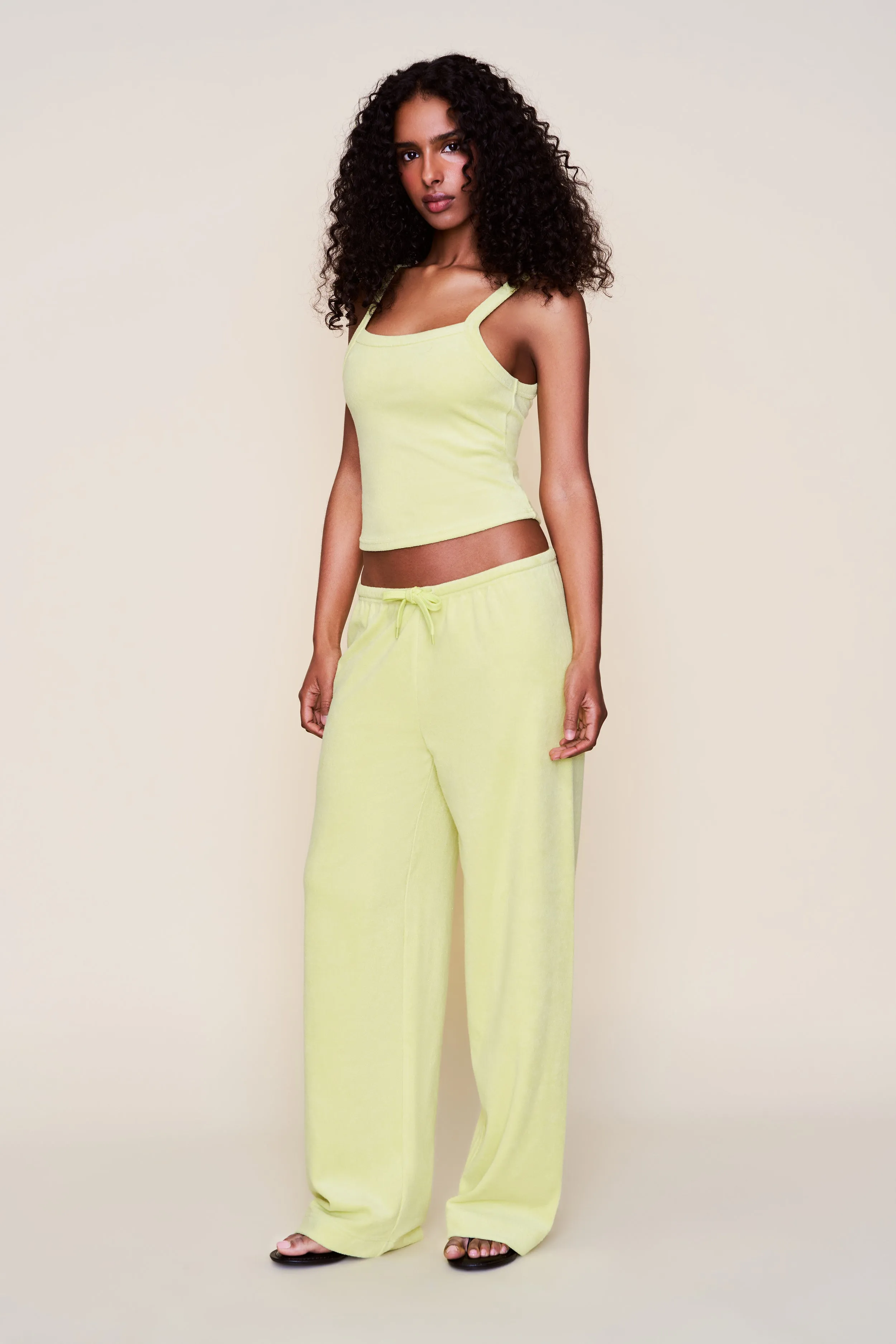 Dani Terry Pant Light wash Modern Relaxed