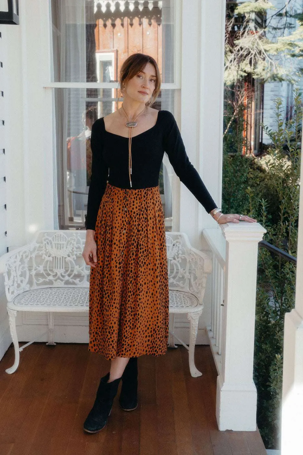 Essential Wearable Trices Skirt in Bam Bam Challis