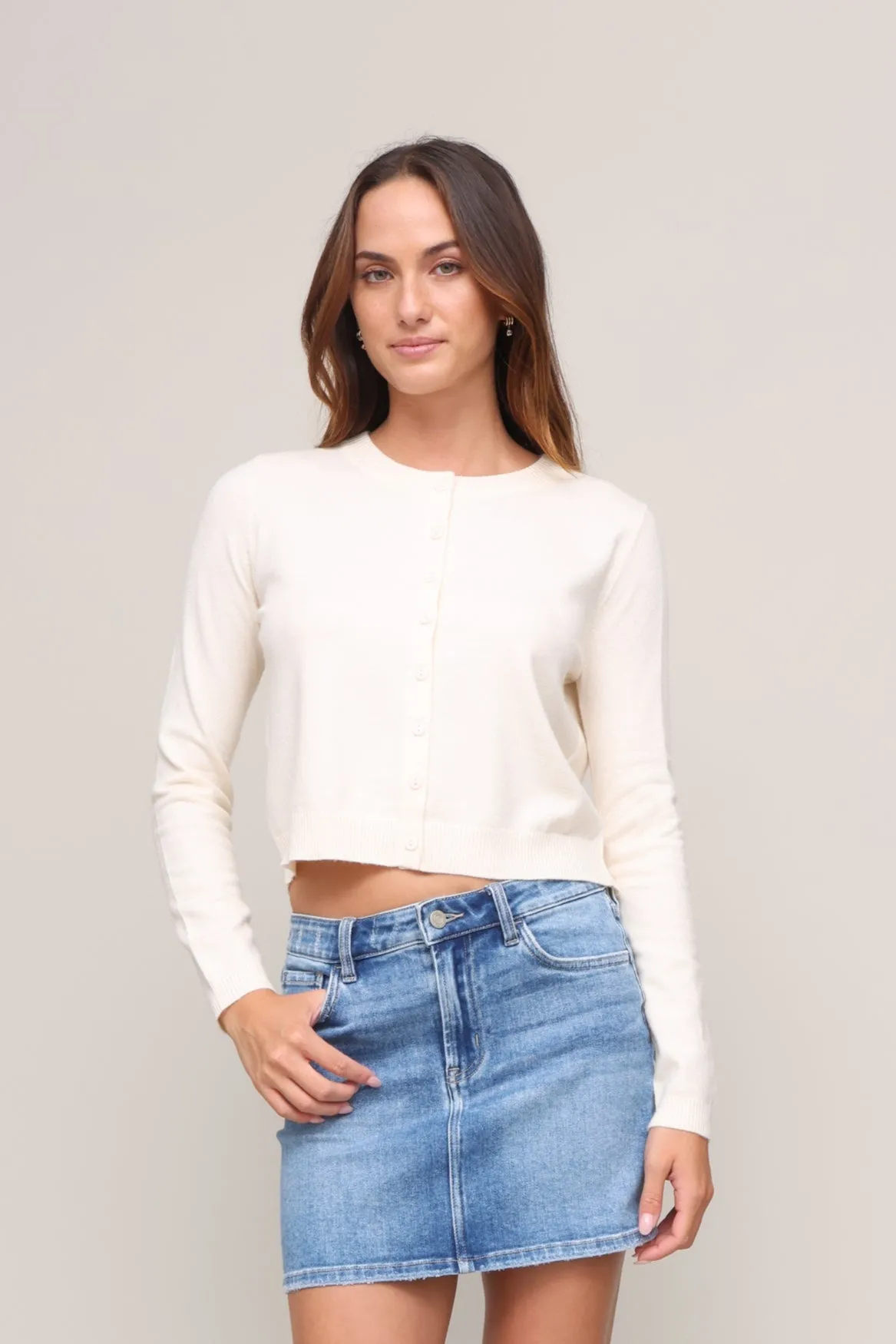 FlexibleMobility RibbedNeckline Soho Cardigan