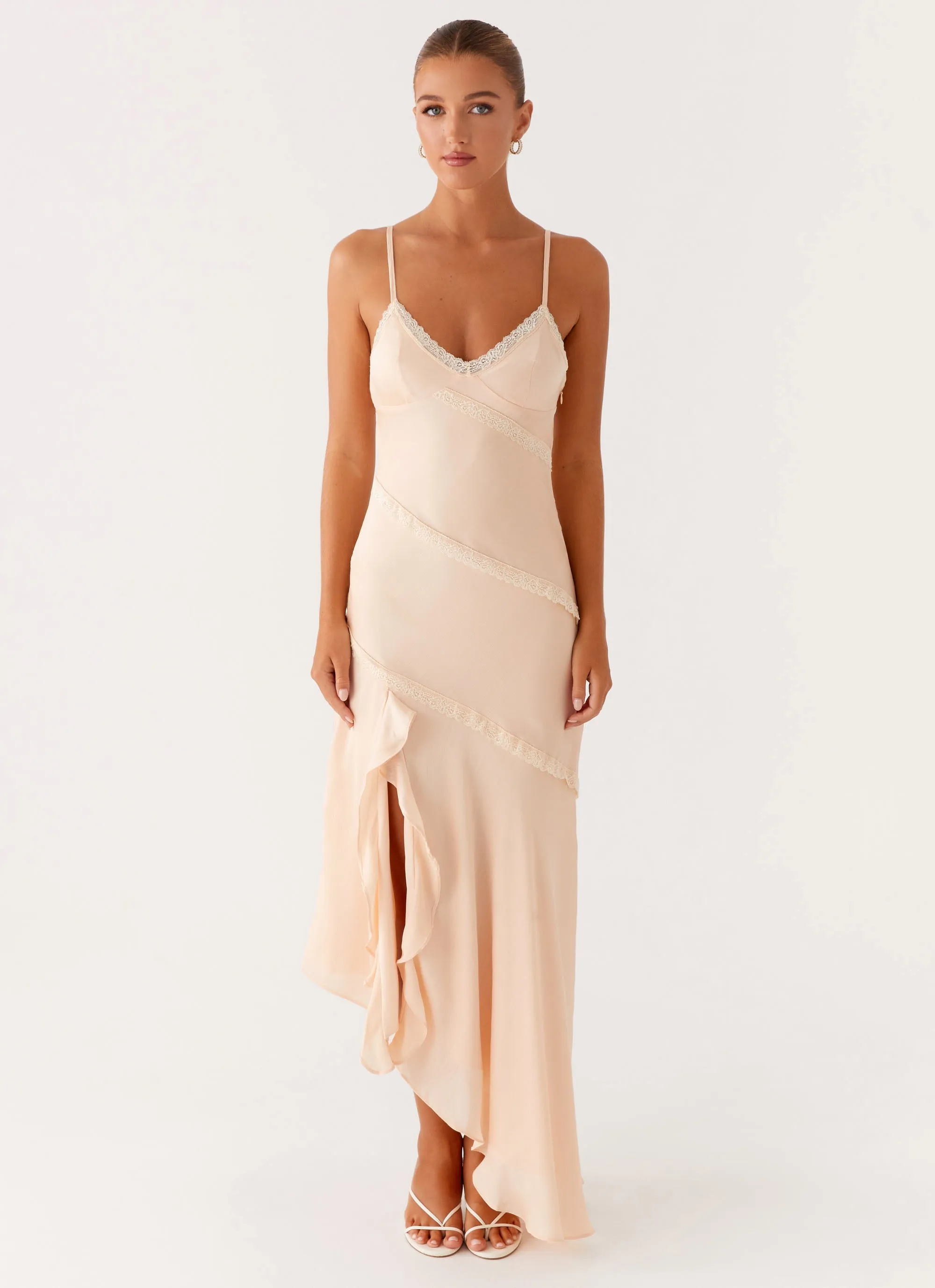 Handmade Solana Maxi Dress - Peach