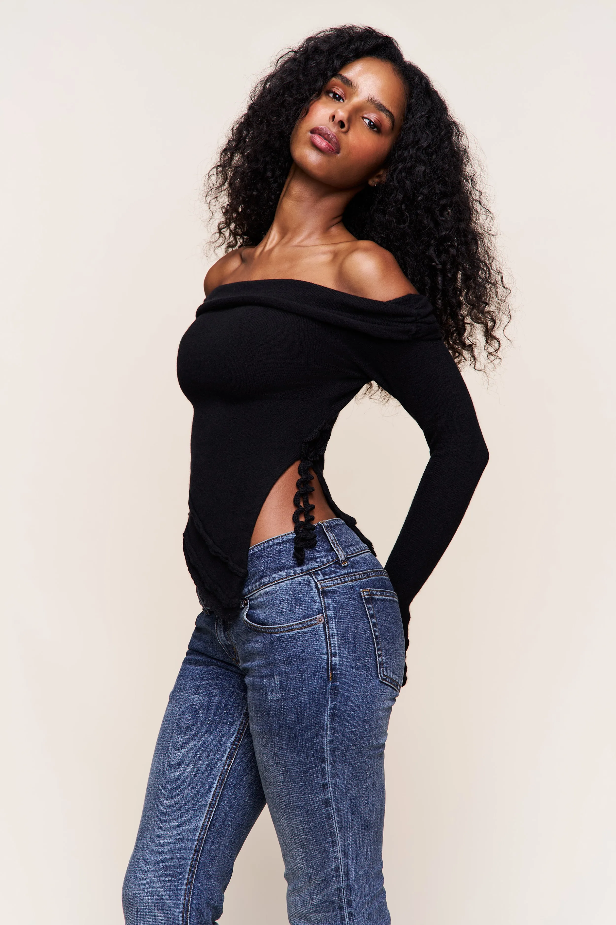 Soler Fold Over Knit Top NonScratchSurface