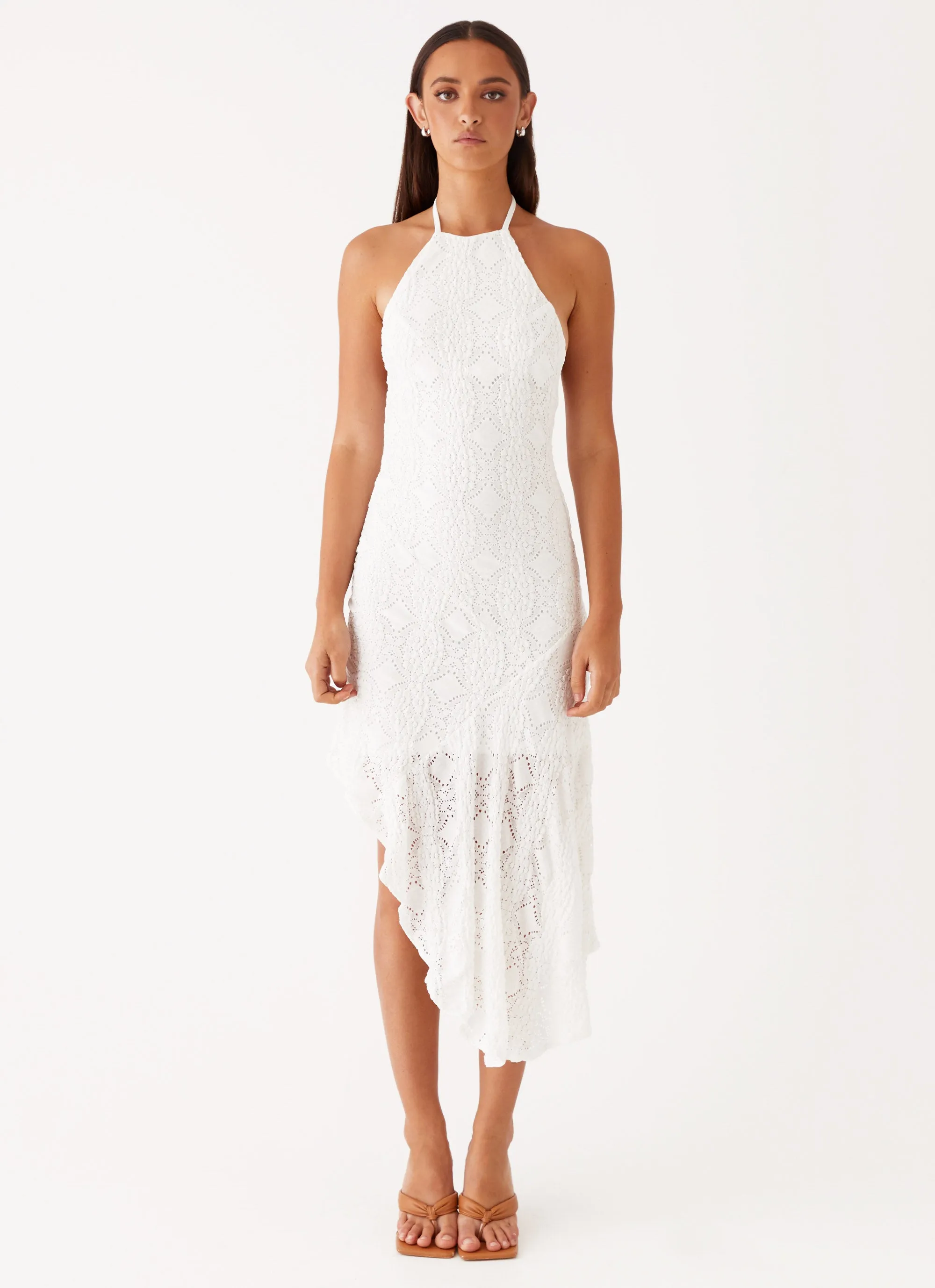 Trendy Style Sondela Maxi Dress - White