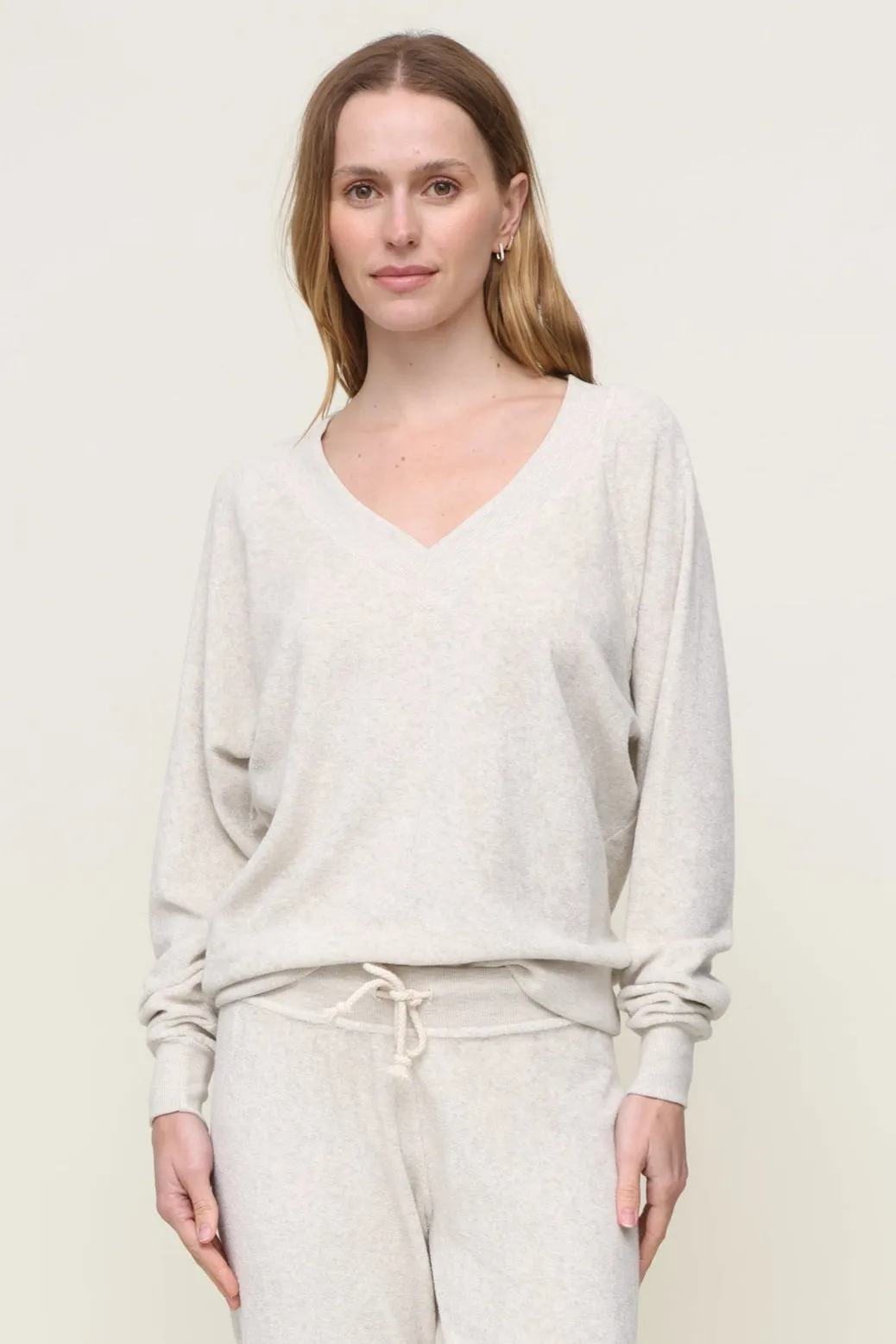 Sonny Loop Terry Sweatshirt Daily Style Unstructured Silhouette