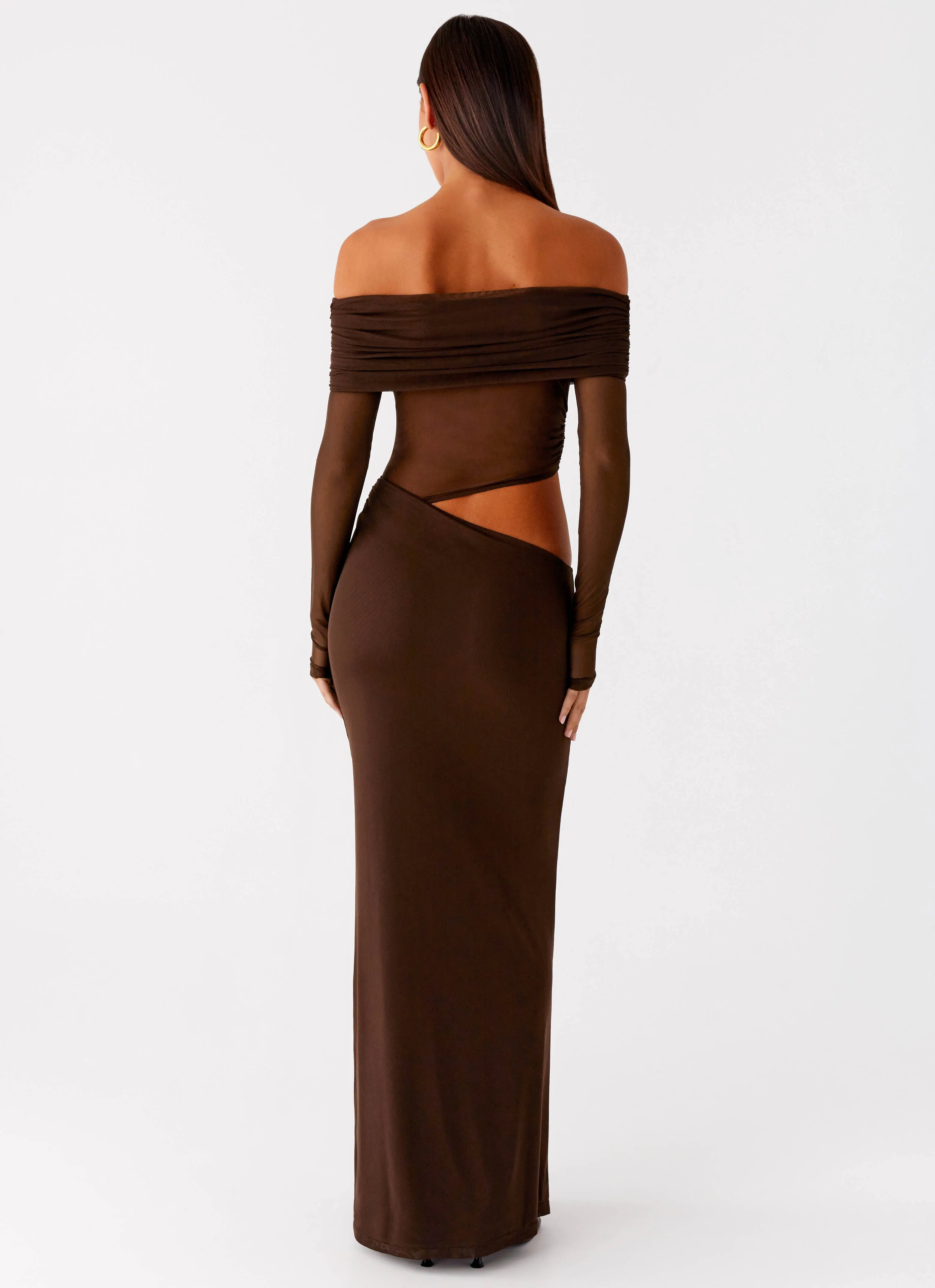 Emery Maxi Dress - Chocolate Plus Fit