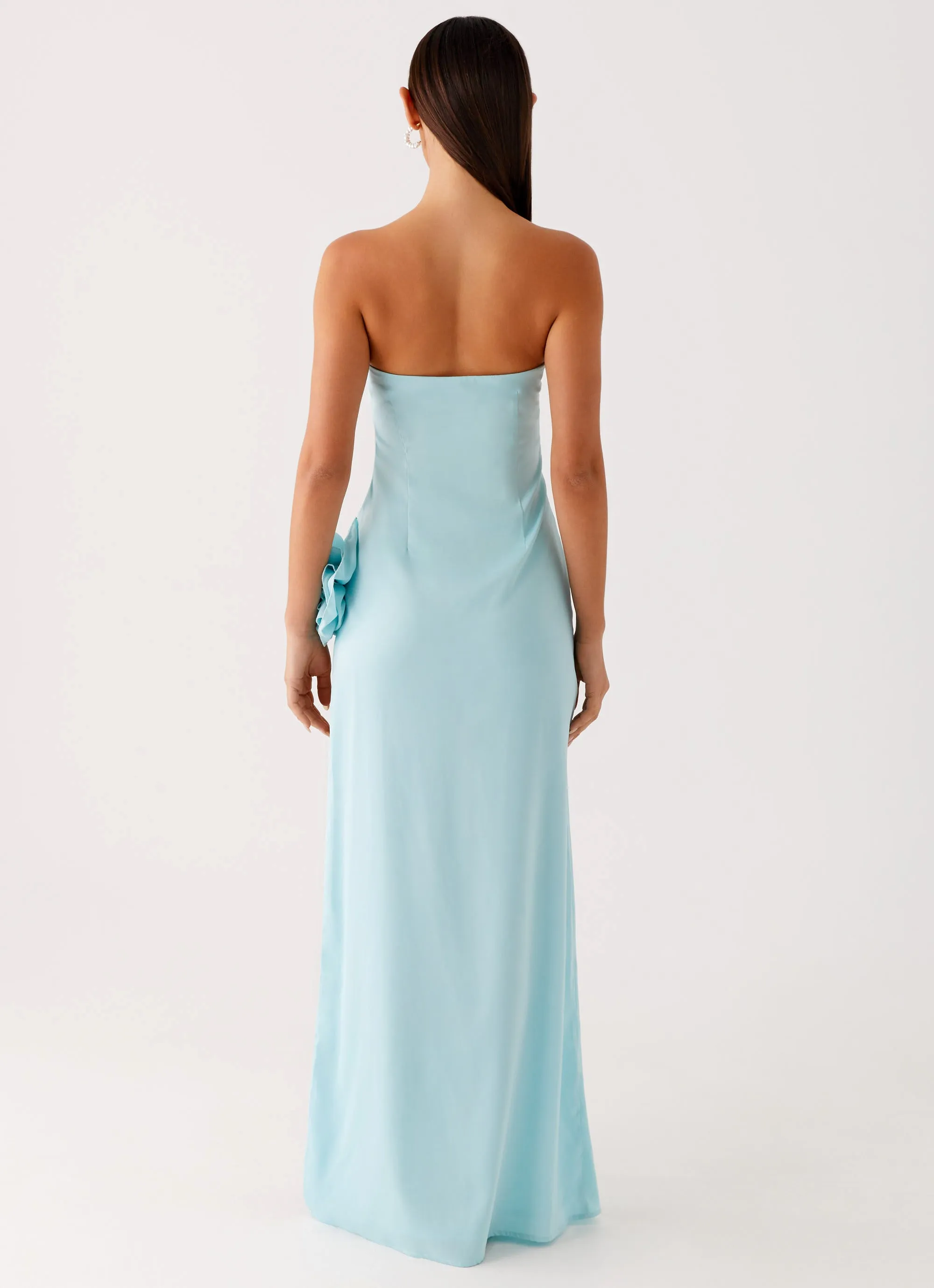 Fenway Strapless Maxi Dress - Mint Timeless Fashion