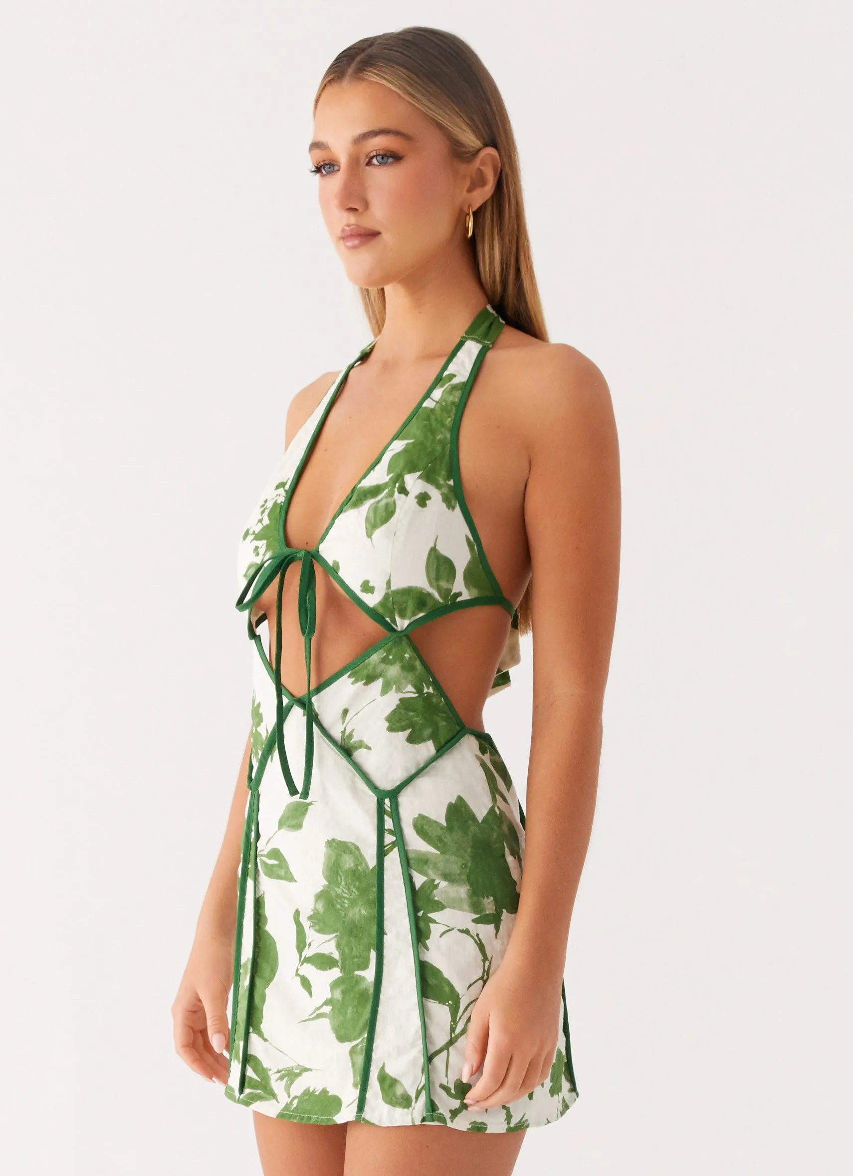 Sonnet Mini Dress - Verdant Bloom Comfortable texture