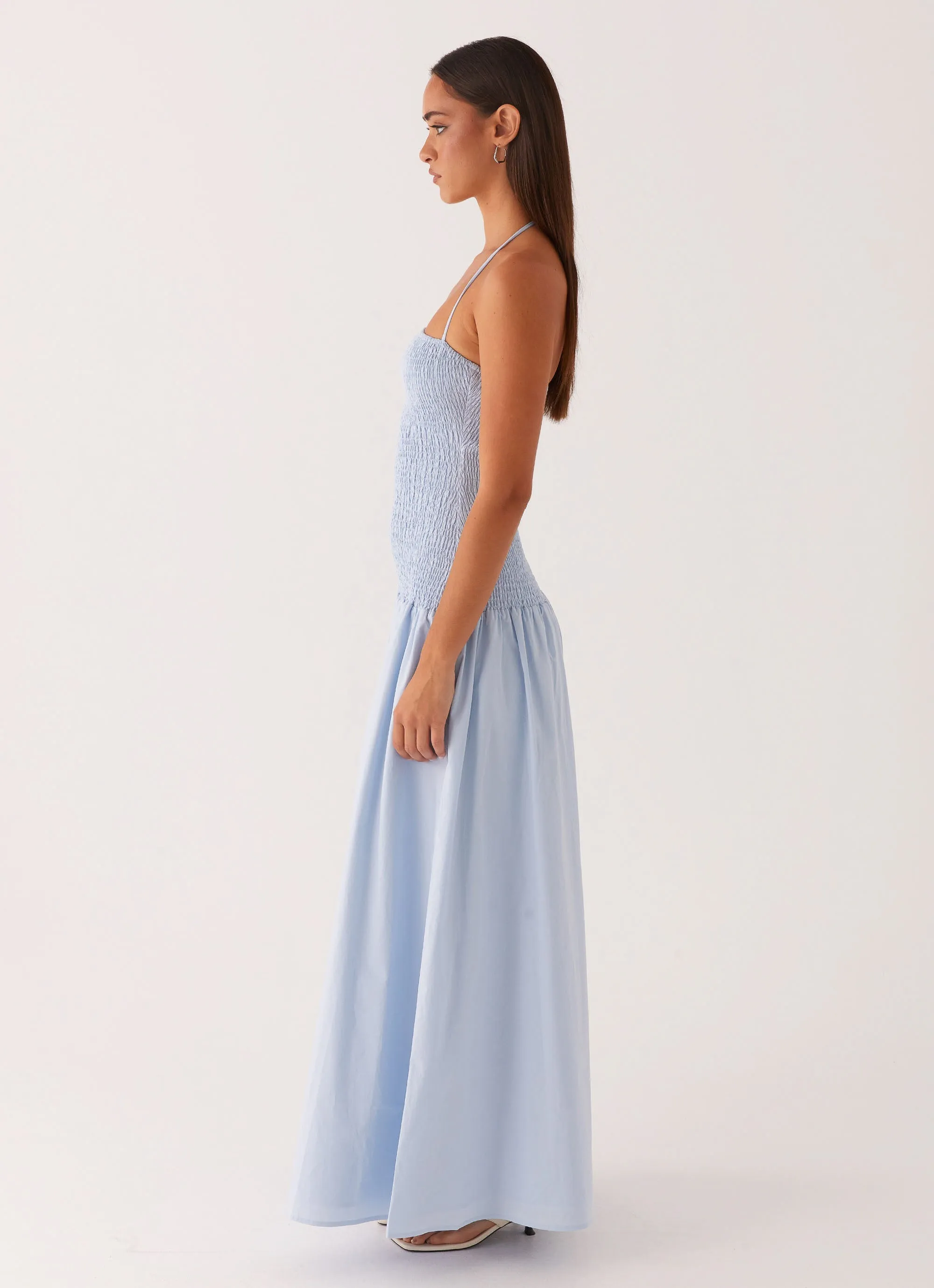 Elegant Everyday Zahra Maxi Dress - Blue