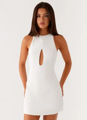 Stacy Mini Dress - White Layering Piece