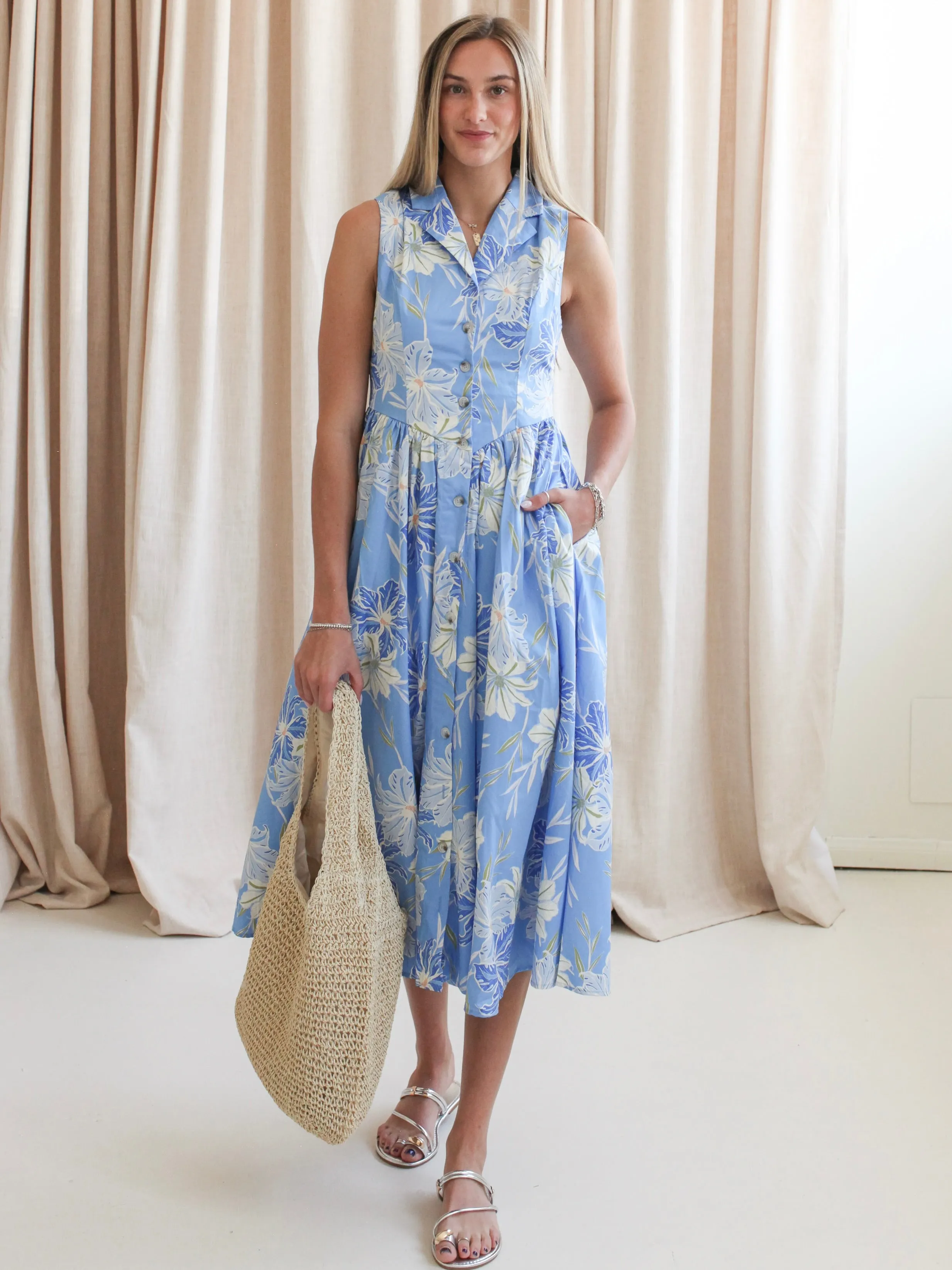 Minimal Form Fall Style Stevie Collared Midi Dress