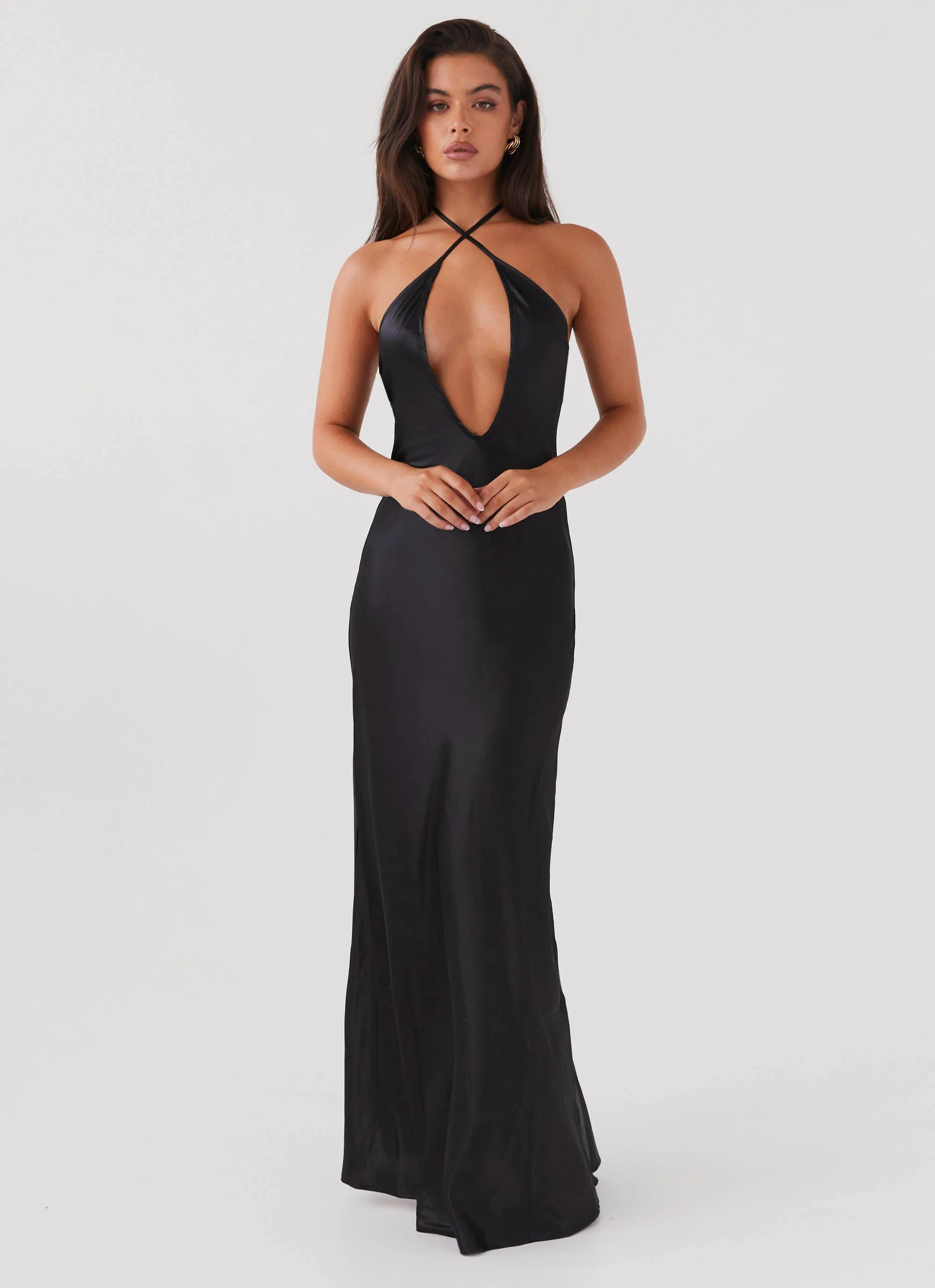 Smooth Curve Noir Symphony Maxi Dress - Black