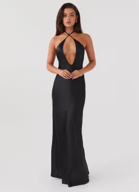 Smooth Curve Noir Symphony Maxi Dress - Black