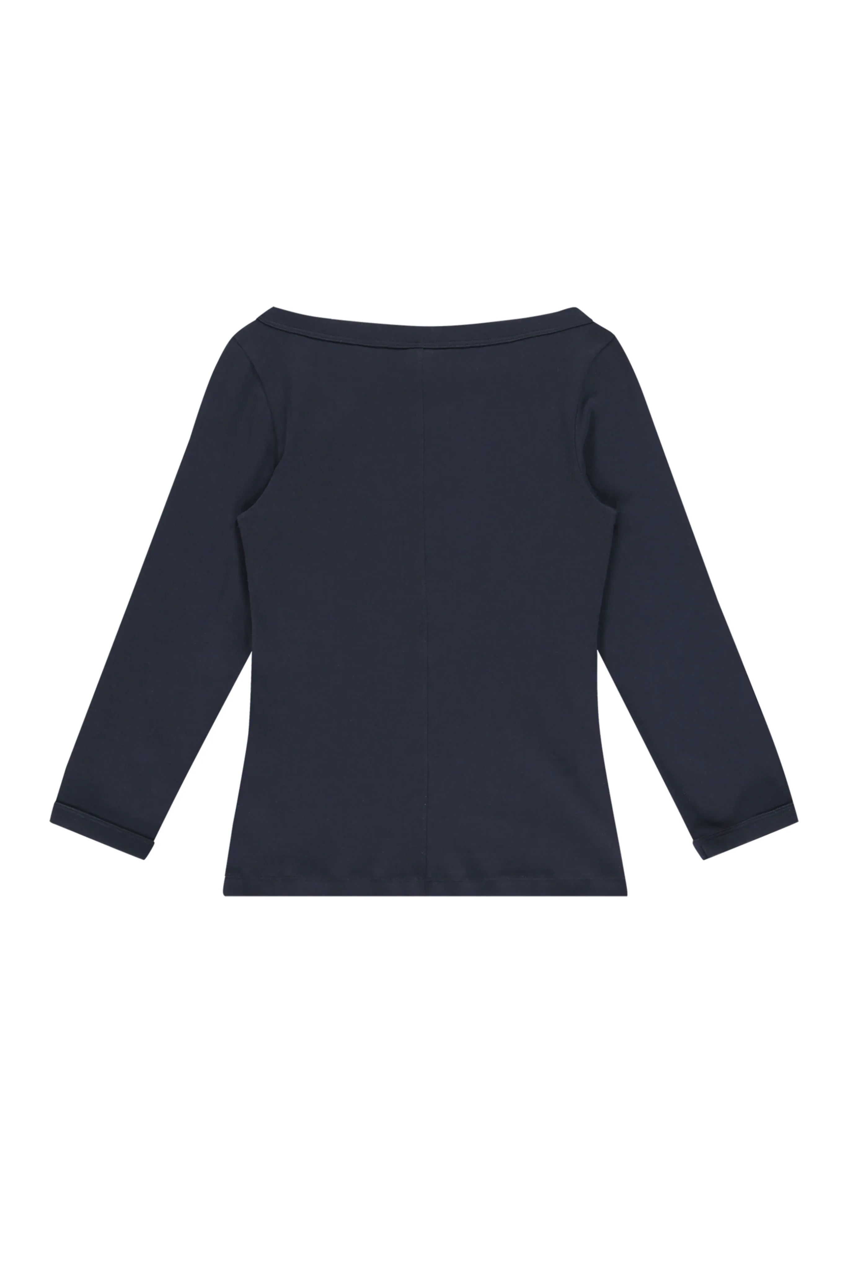Steffi Tee in Navy Zipper Closure