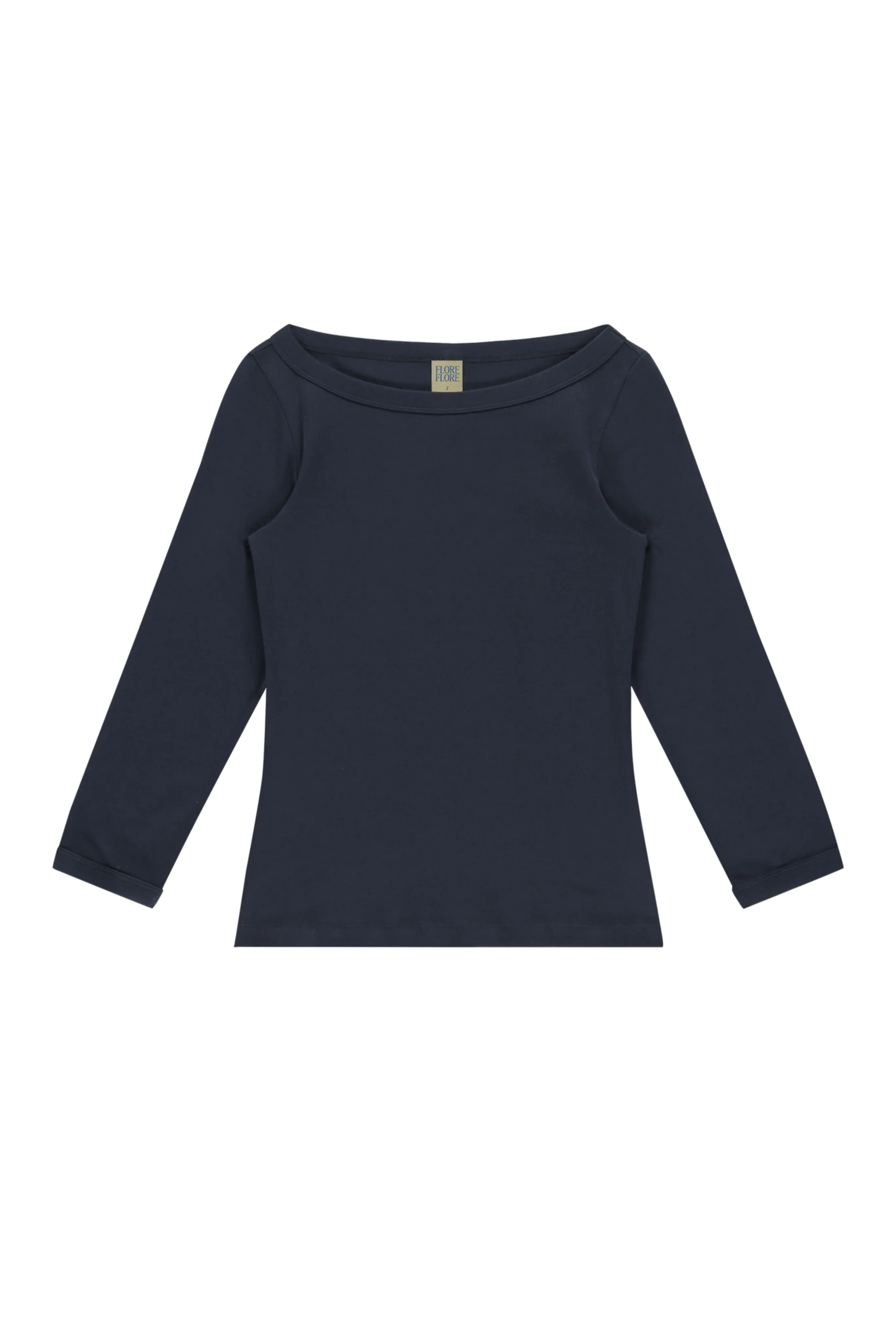 Casual Button-Down Summer Wardrobe Steffi Tee in Navy