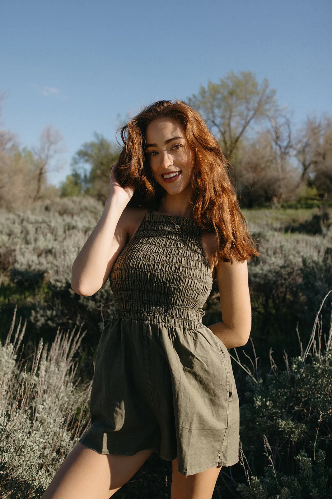 Still Earth Romper PolyesterBlend