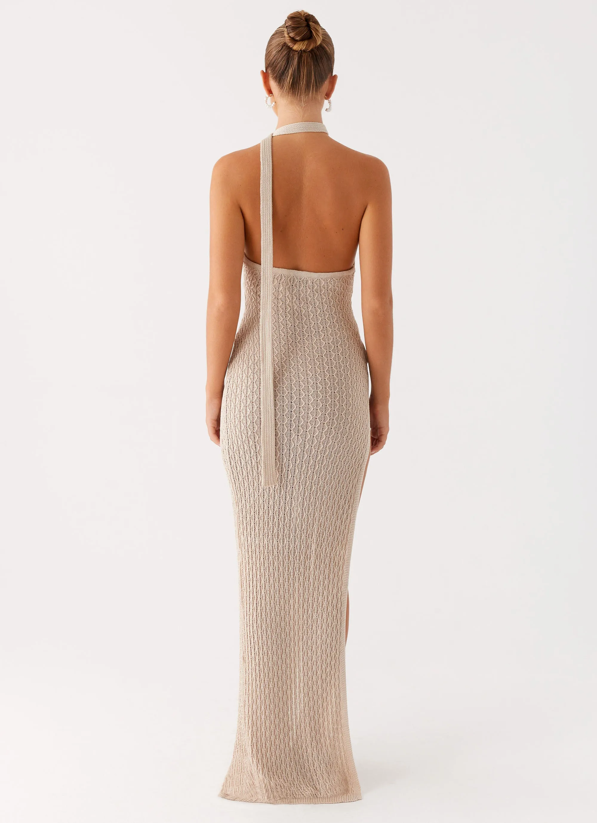 Tall Girl Effortless Comfort Carryn Knit Maxi Dress - Beige