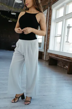 Concrete Cascade Wide Leg Pants SustainableManufacturing Classic Cut
