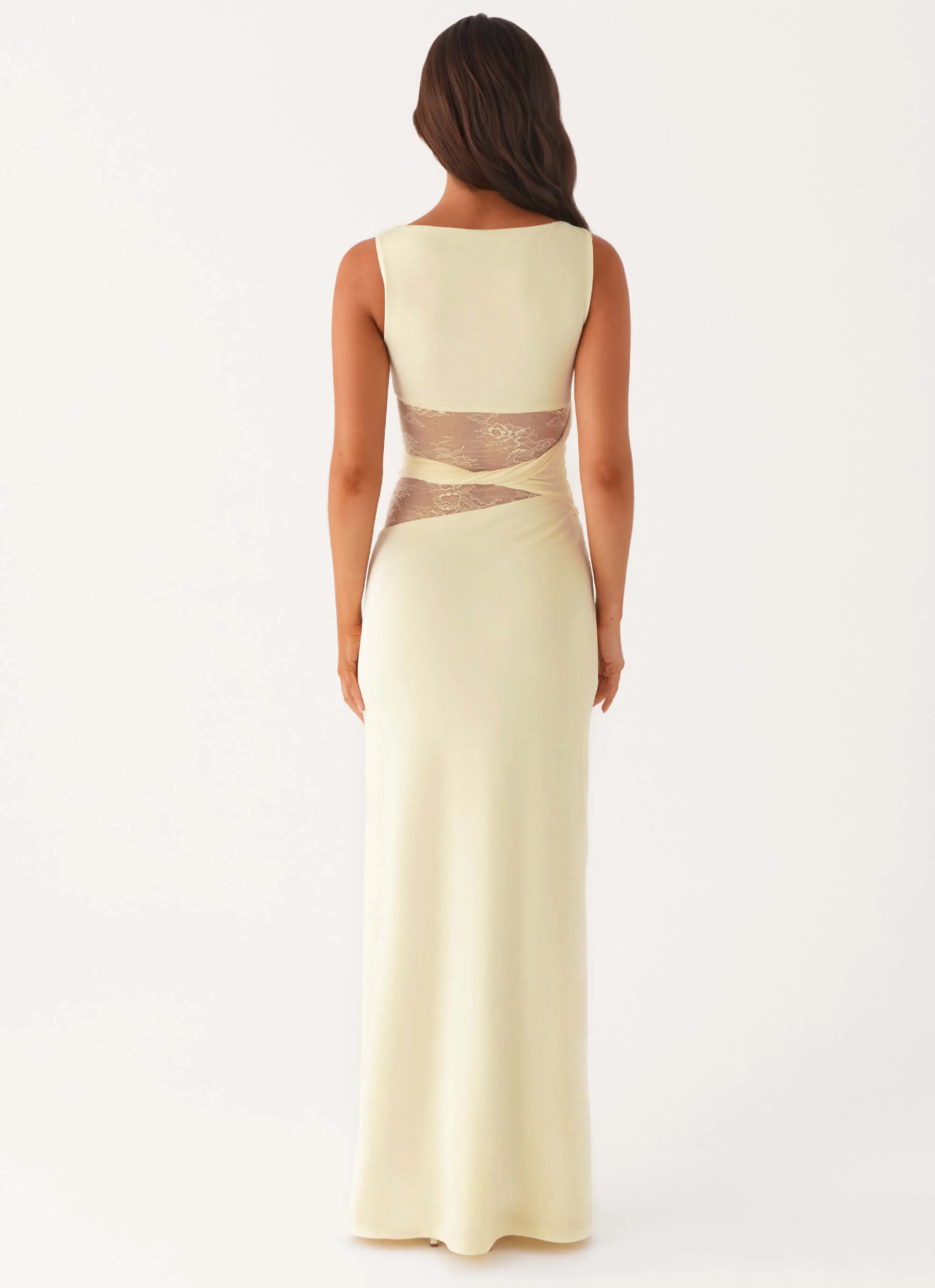 Karma Maxi Dress - Yellow Free Shape QuickDryTechnology