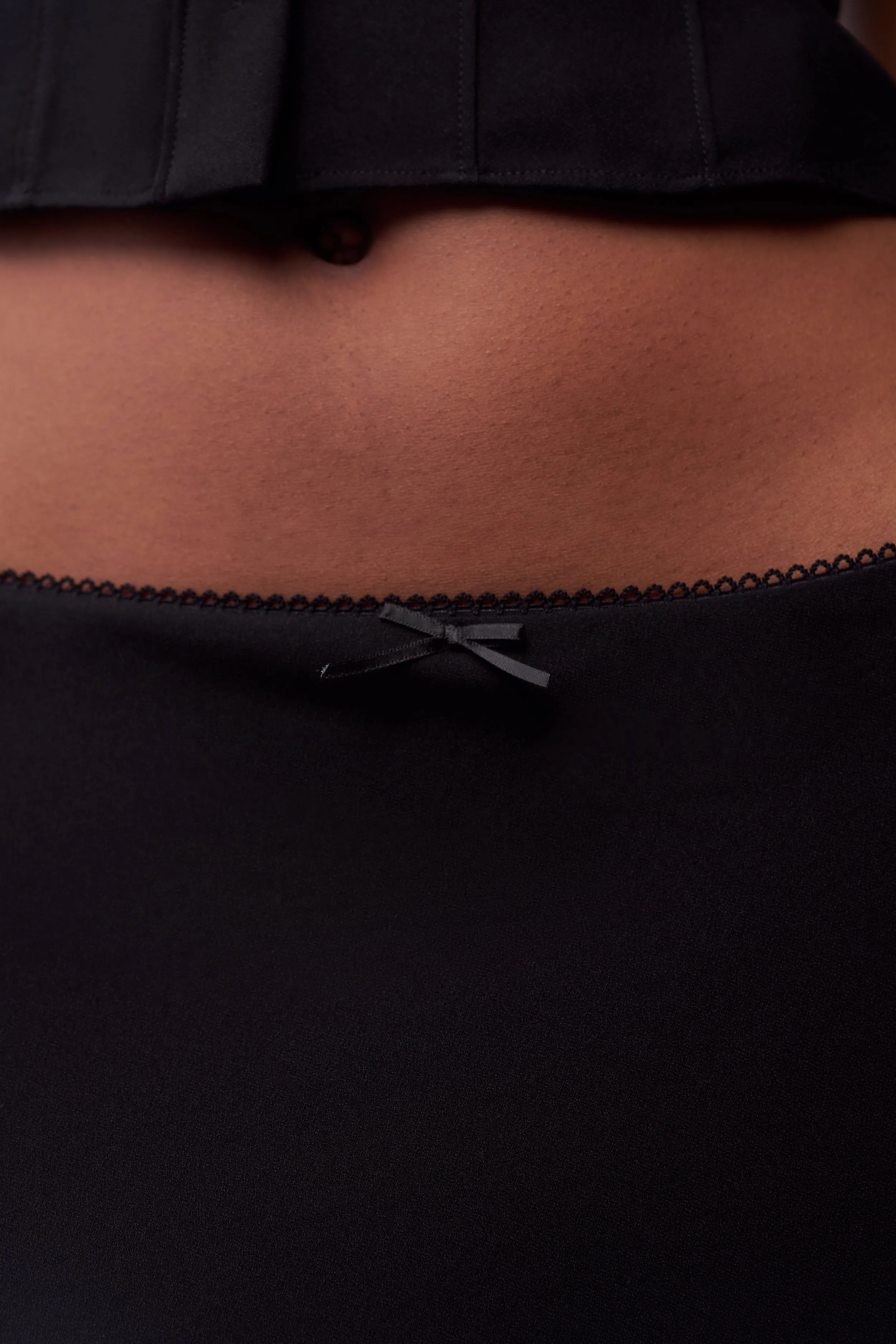 Paloma Skirt Signature Line Glossy Texture