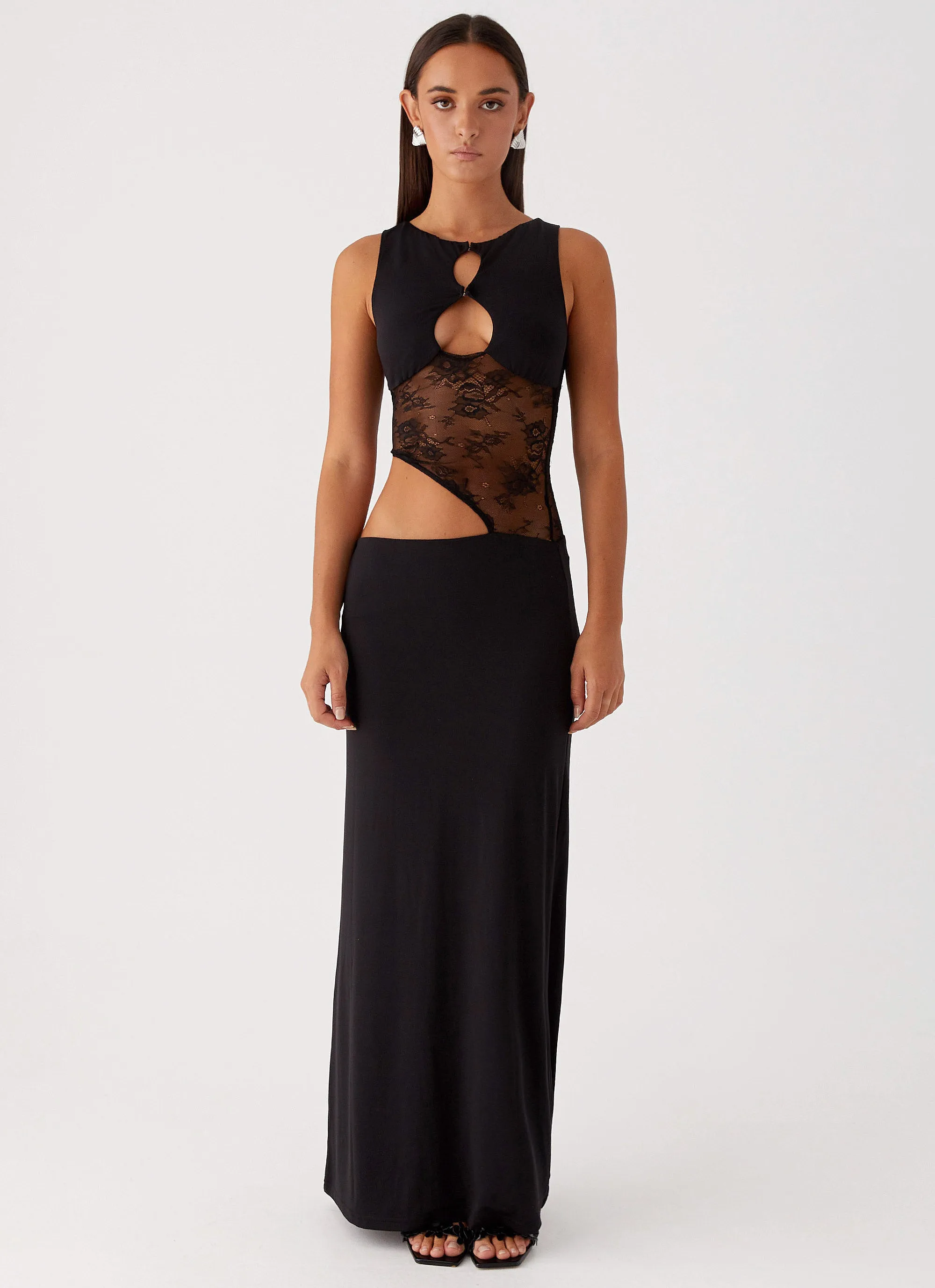 Prophecy Maxi Dress - Black Travel-Pack