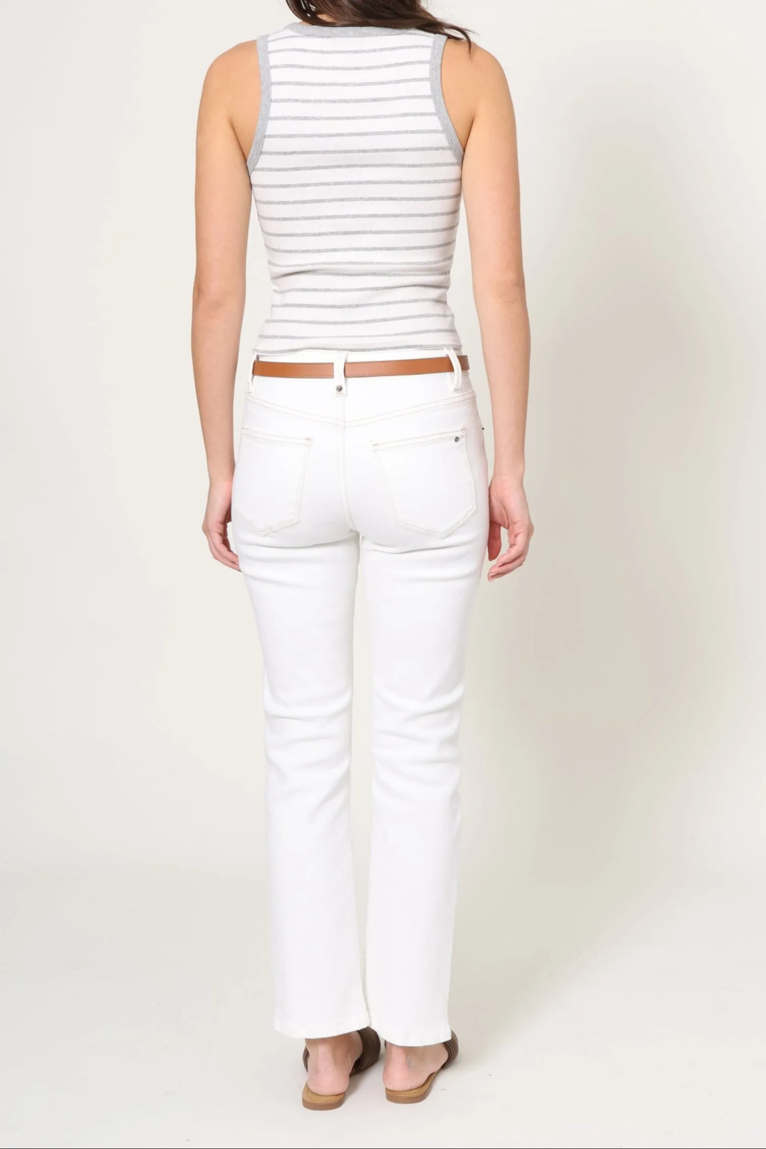 TearResistantWeave Contemporary Cut Hadley Striped Tank