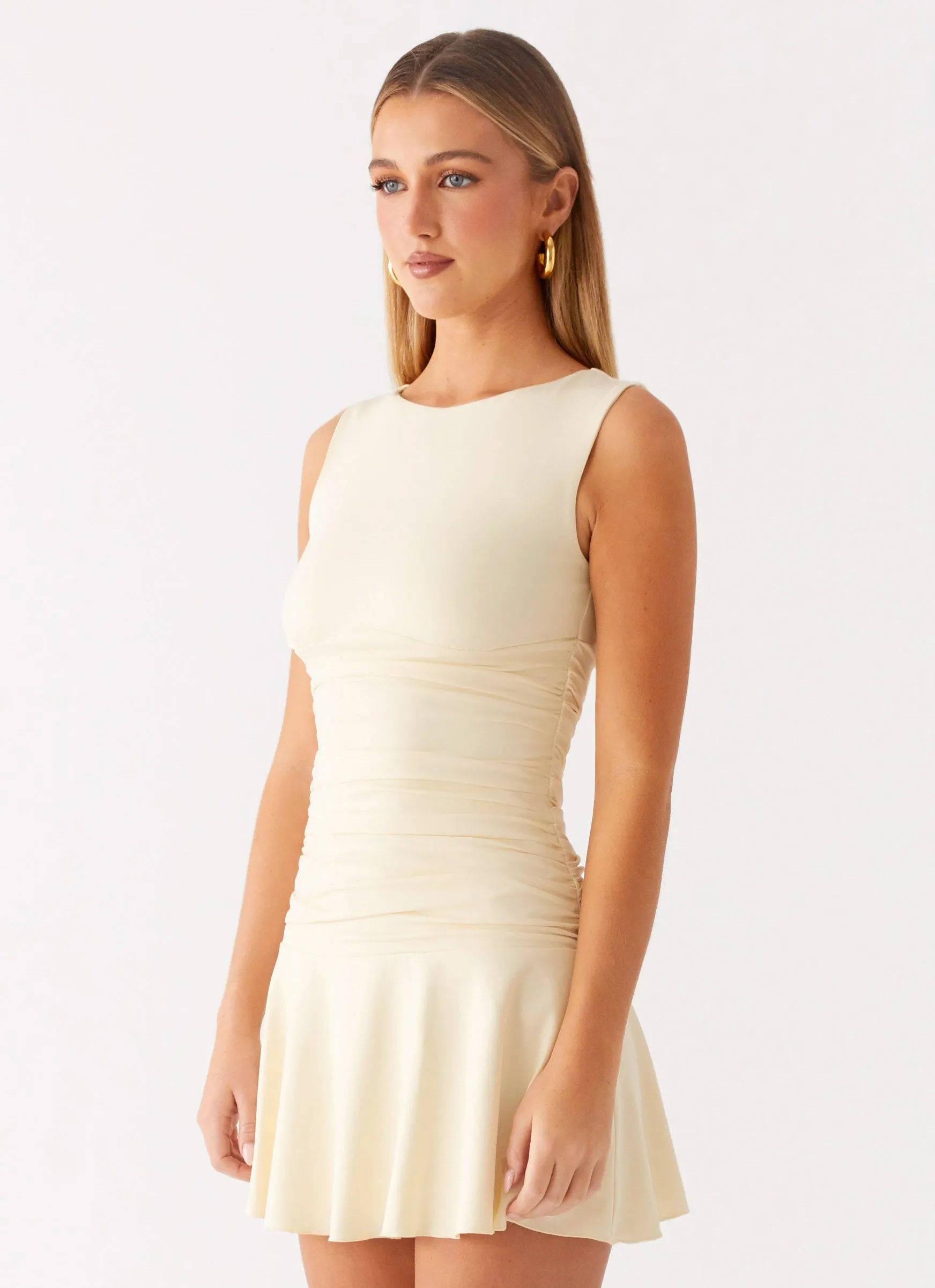 Vibe Shot Travel Ready Kelda Mini Dress - Yellow